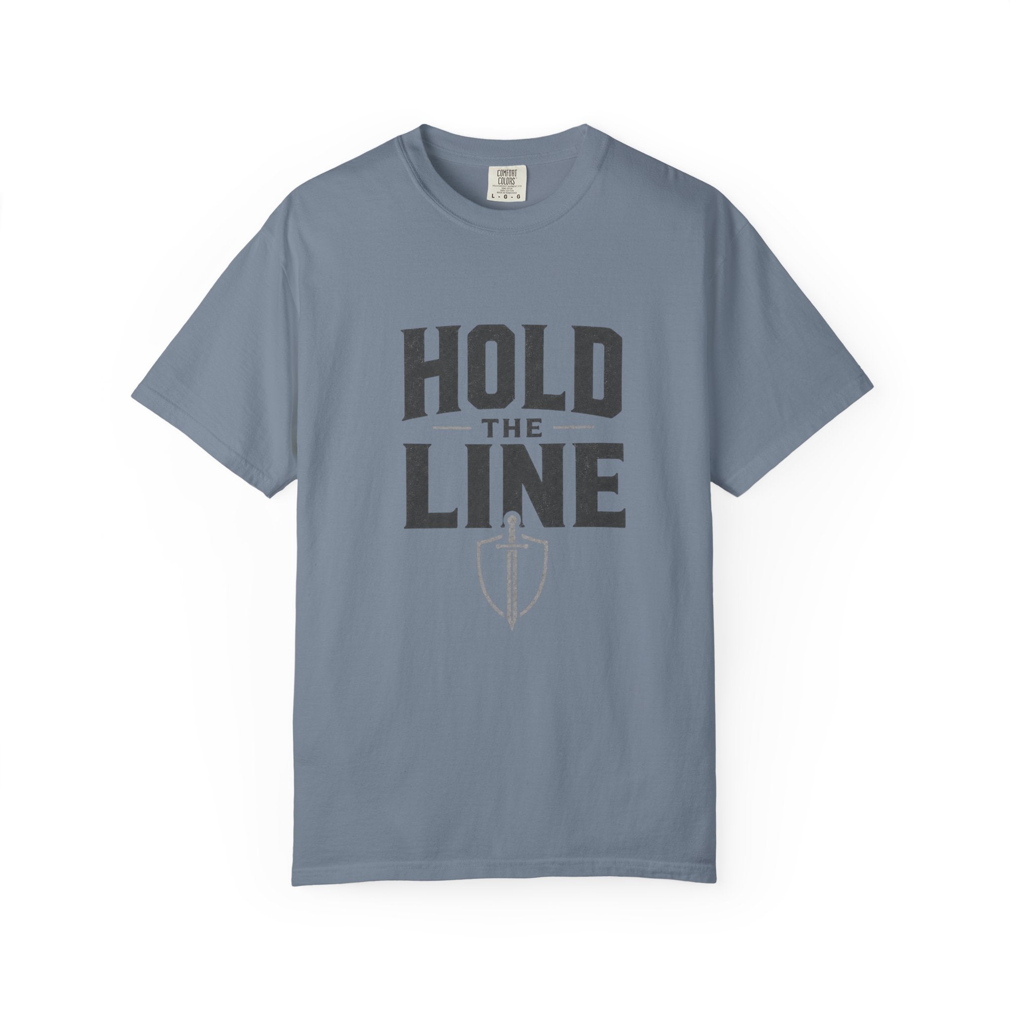 Dude-Shirts ~ Hold The Line Graphic Tee