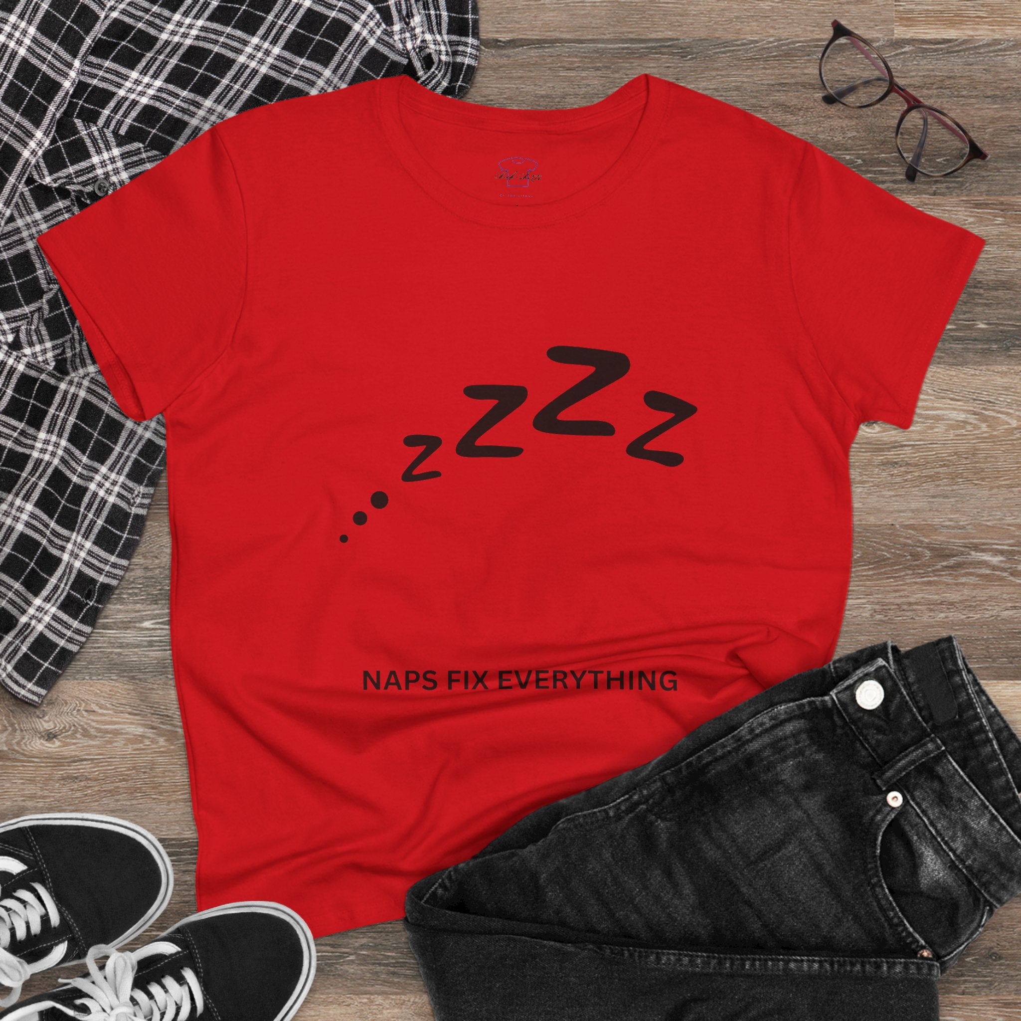 Chick-Shirts ~ Naps Fix Everything Women's Tee