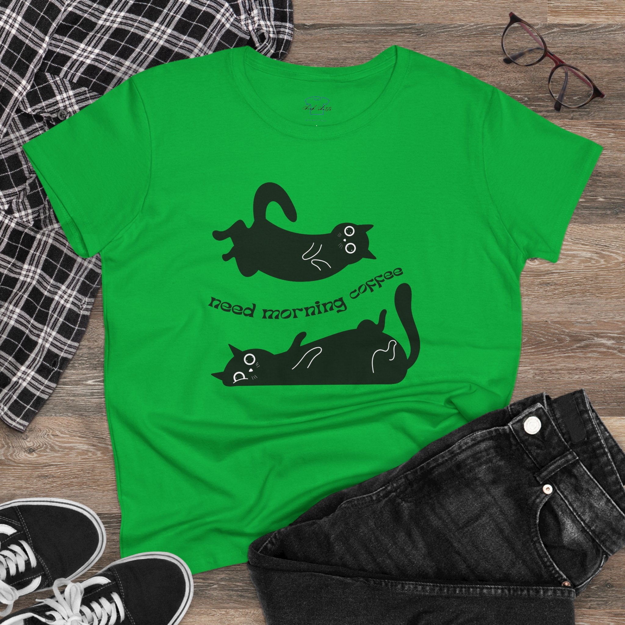 Chick-Shirts ~ Need Morning Coffee Women's Tee