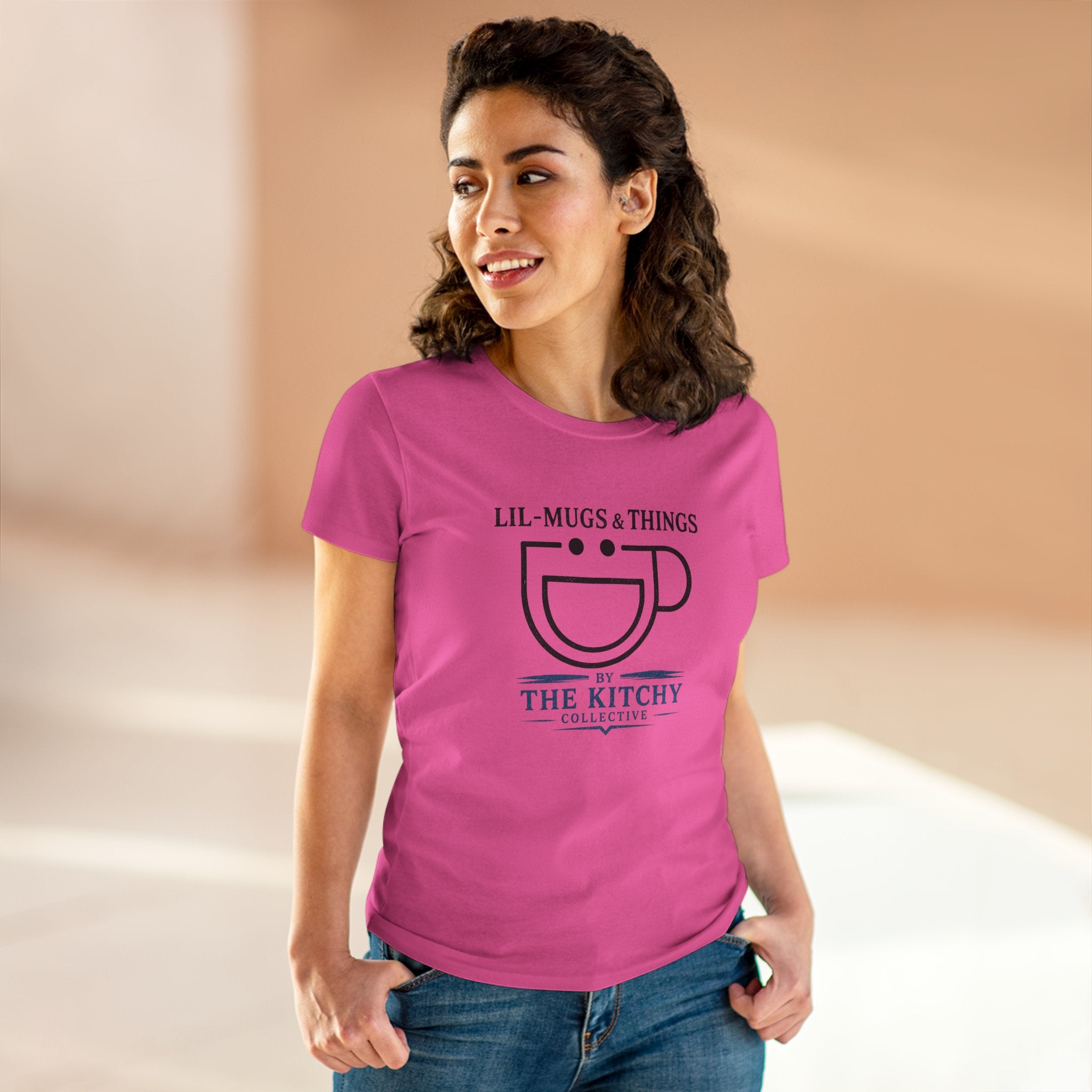 Chick-Shirts ~ Lil-Mugs & Things LOGO Women's Tee