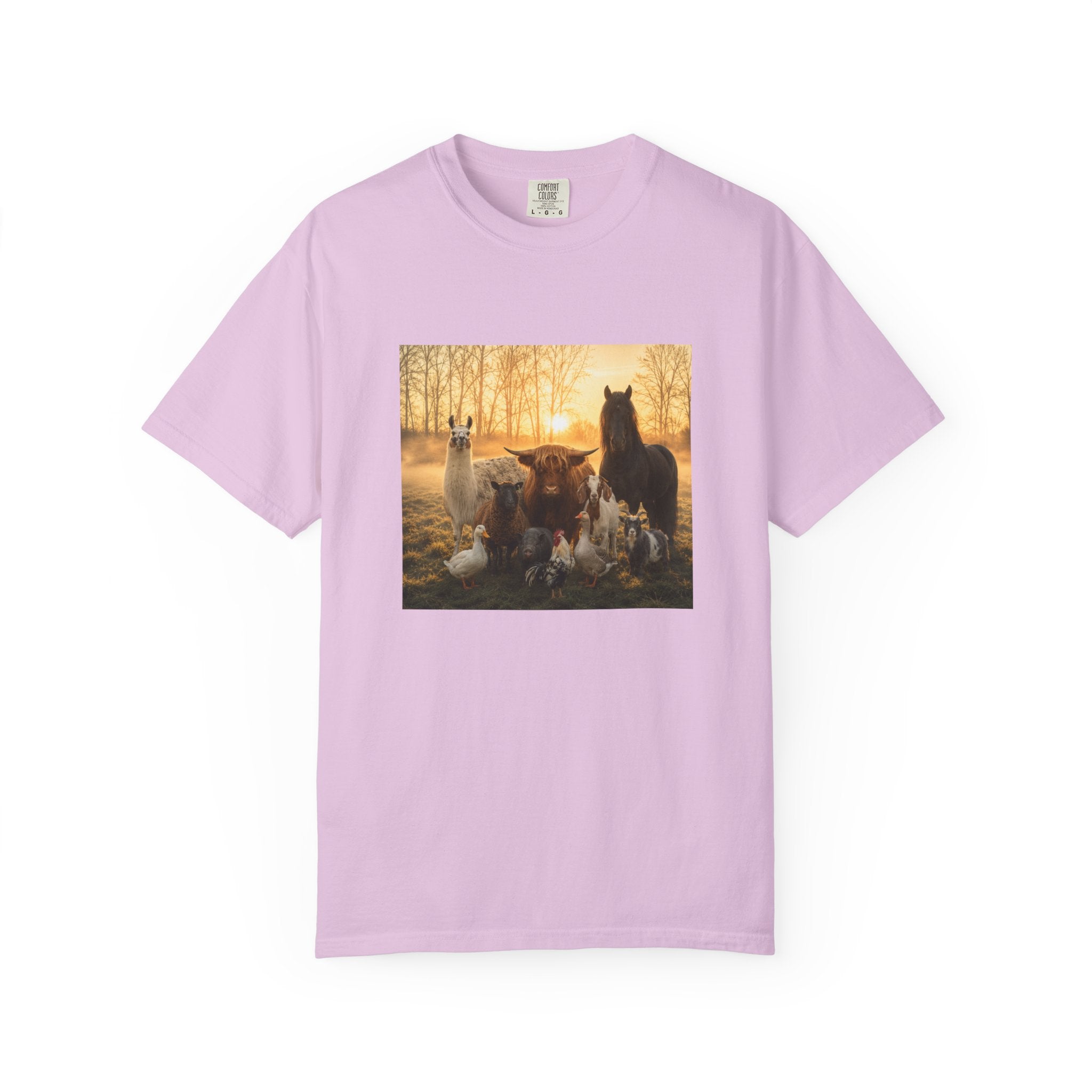 Chick-Shirts ~ 'The Usual Suspects' Farm Animals T-Shirt