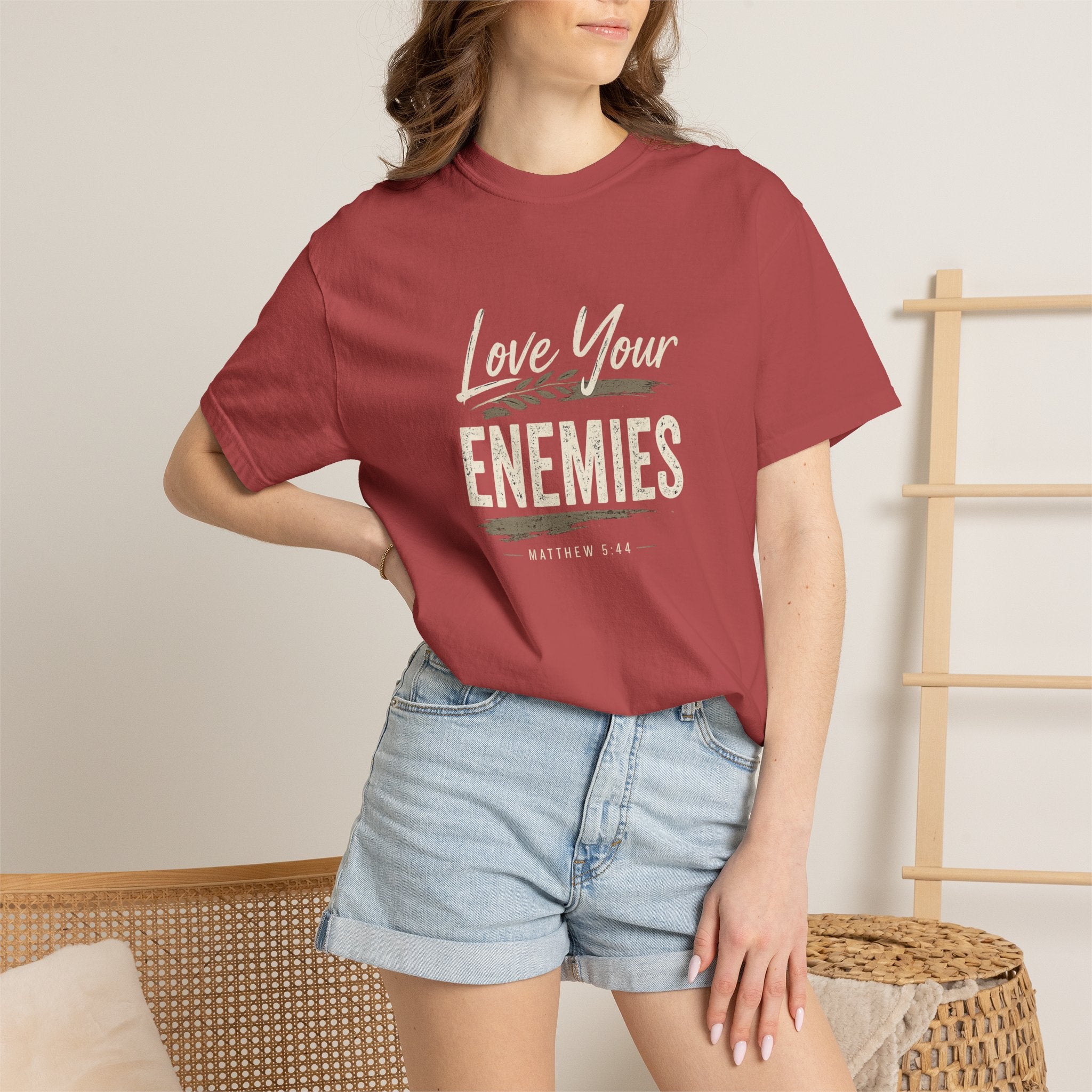 Chick-Shirts ~ Love Your Enemies — Graphic Tee