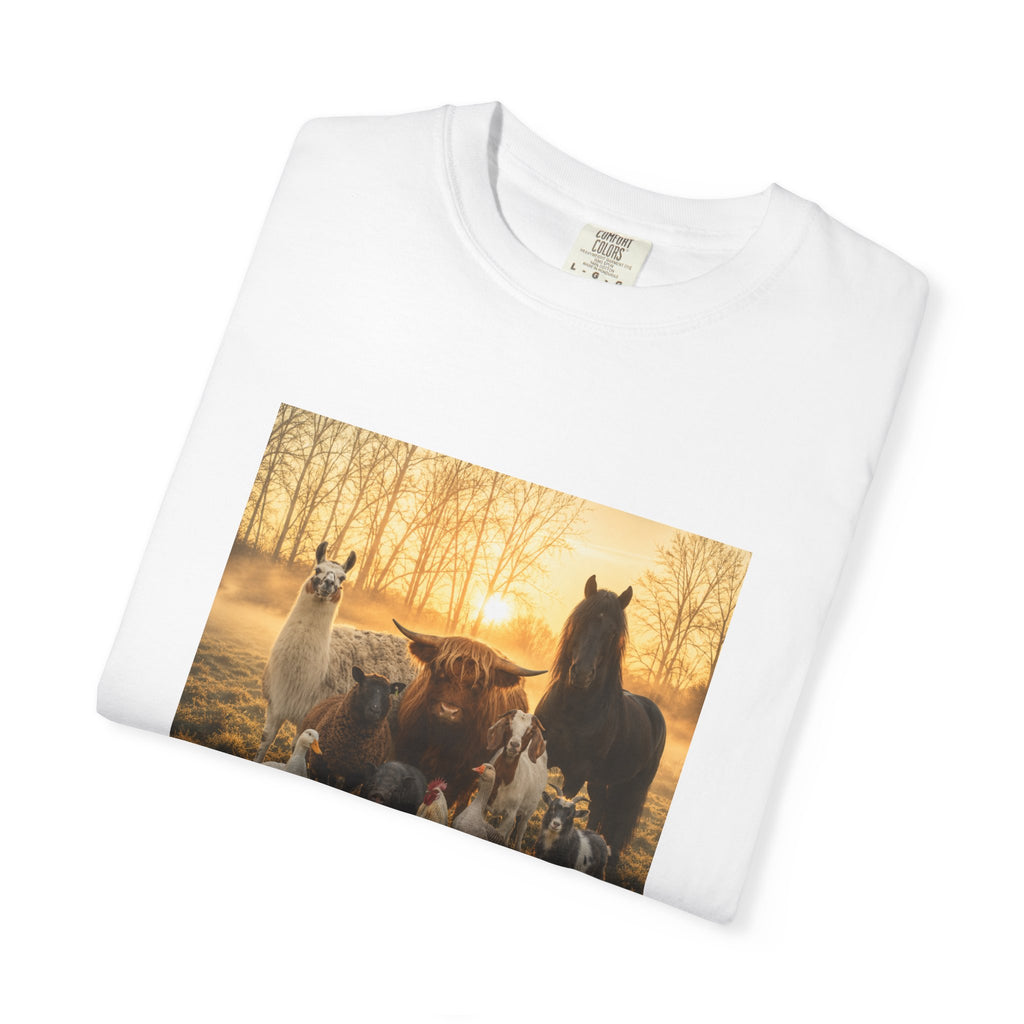 Chick-Shirts ~ 'The Usual Suspects' Farm Animals T-Shirt