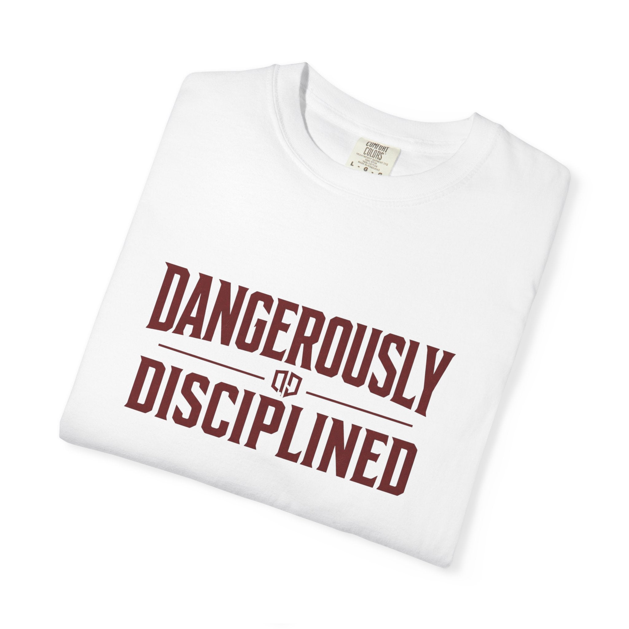 Dude-Shirts ~ Dangerously Disciplined Graphic Tee