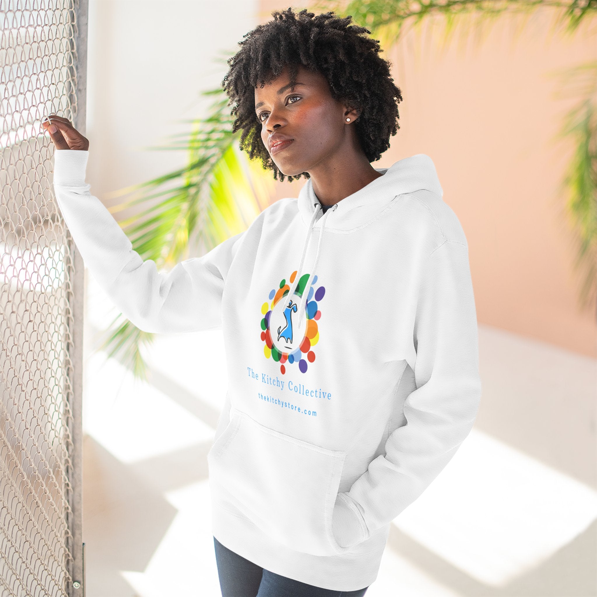 Chick-Shirts ~ THE KITCHY Fleece Pull-over Hoodie with Kangaroo Pocket