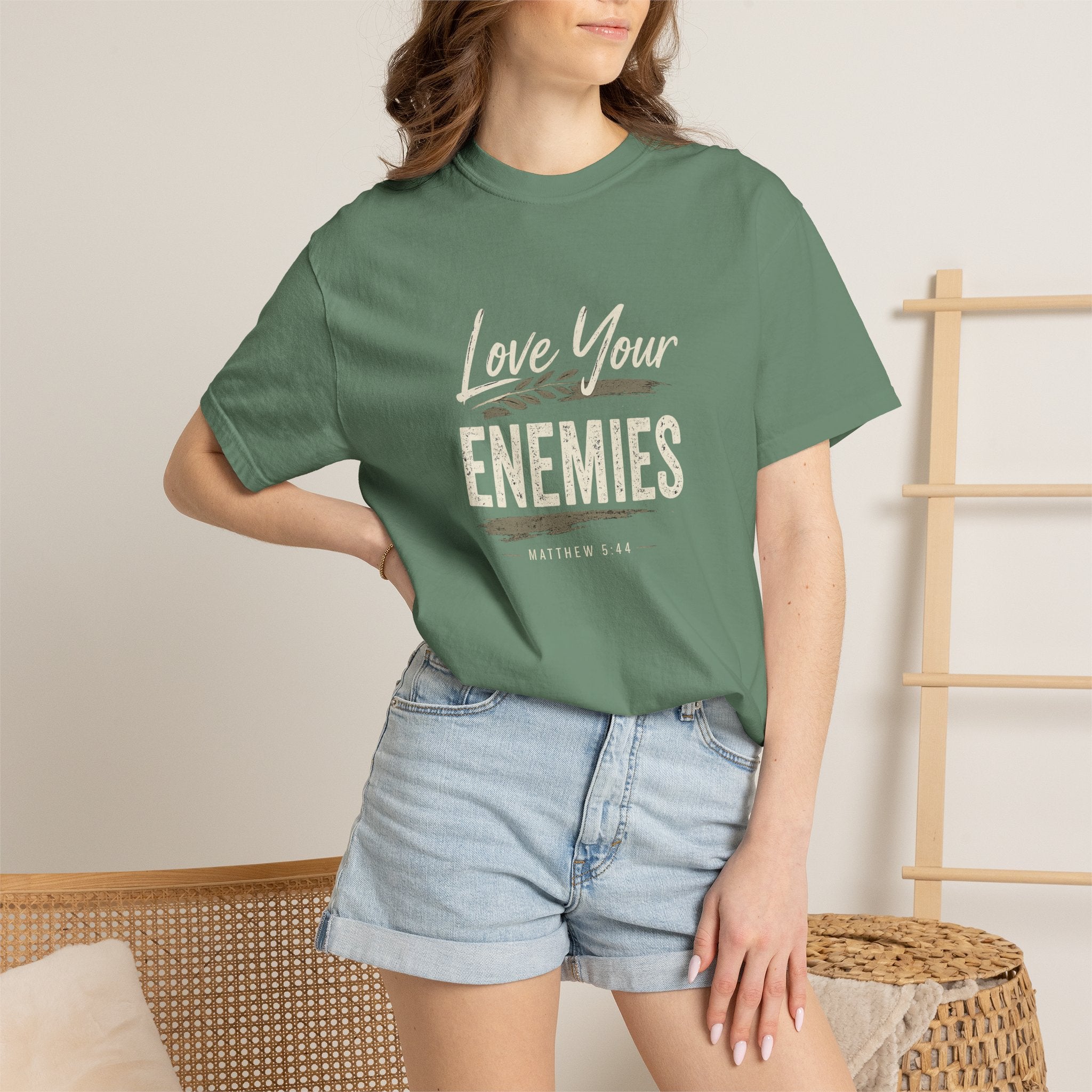 Chick-Shirts ~ Love Your Enemies — Graphic Tee