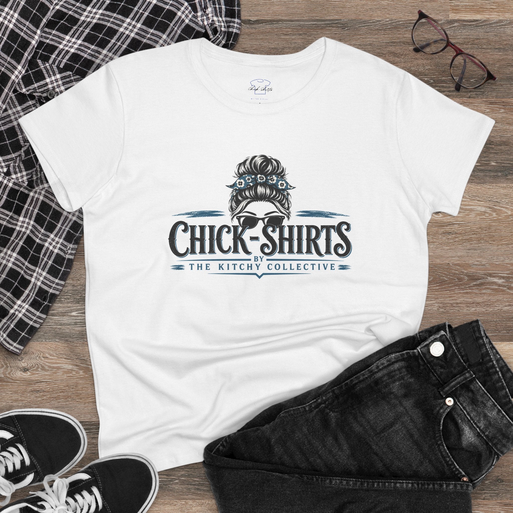 Chick-Shirts ~ LOGO Women's Cotton Tee
