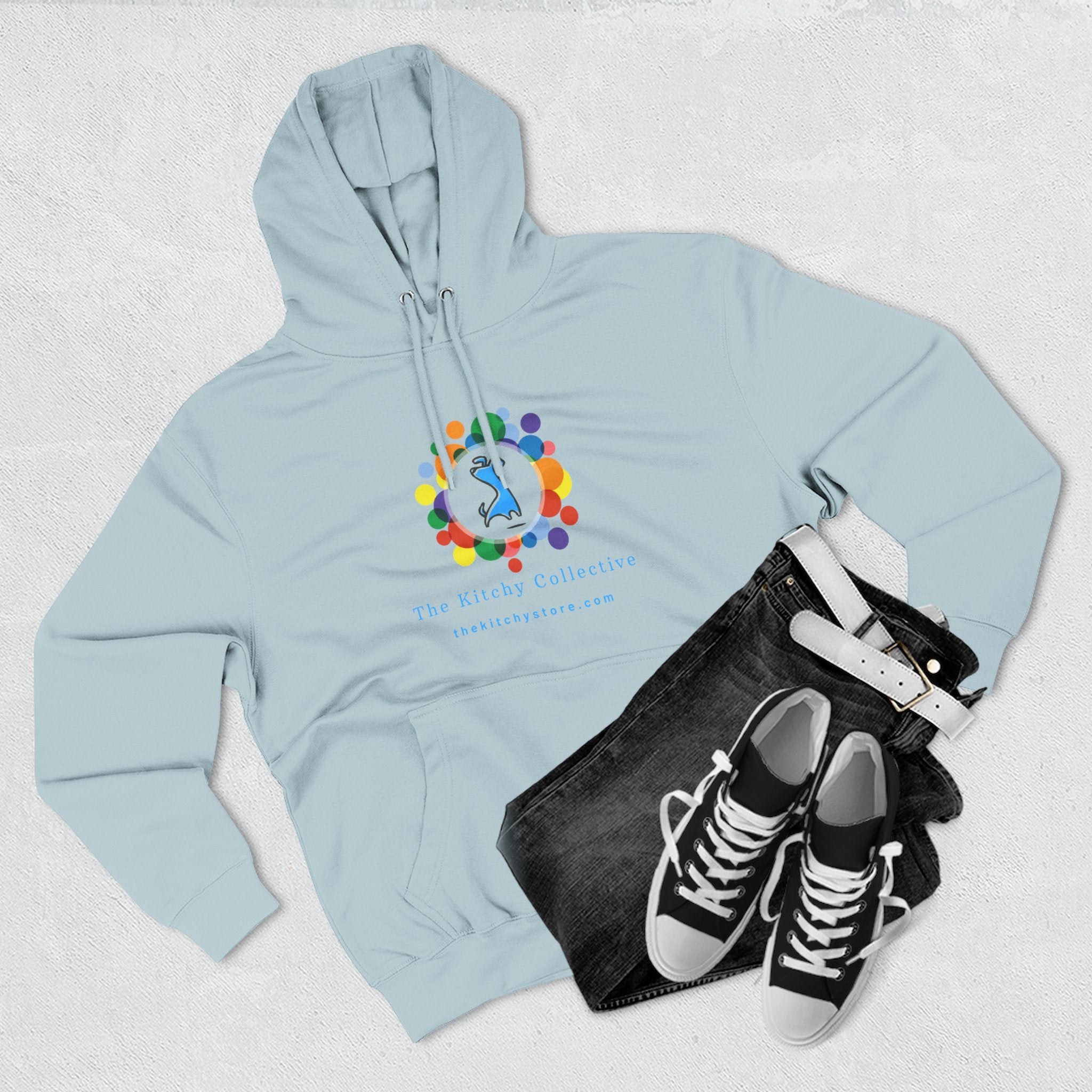 Dude-Shirts ~ THE KITCHY Fleece Pull-over Hoodie with Kangaroo Pocket