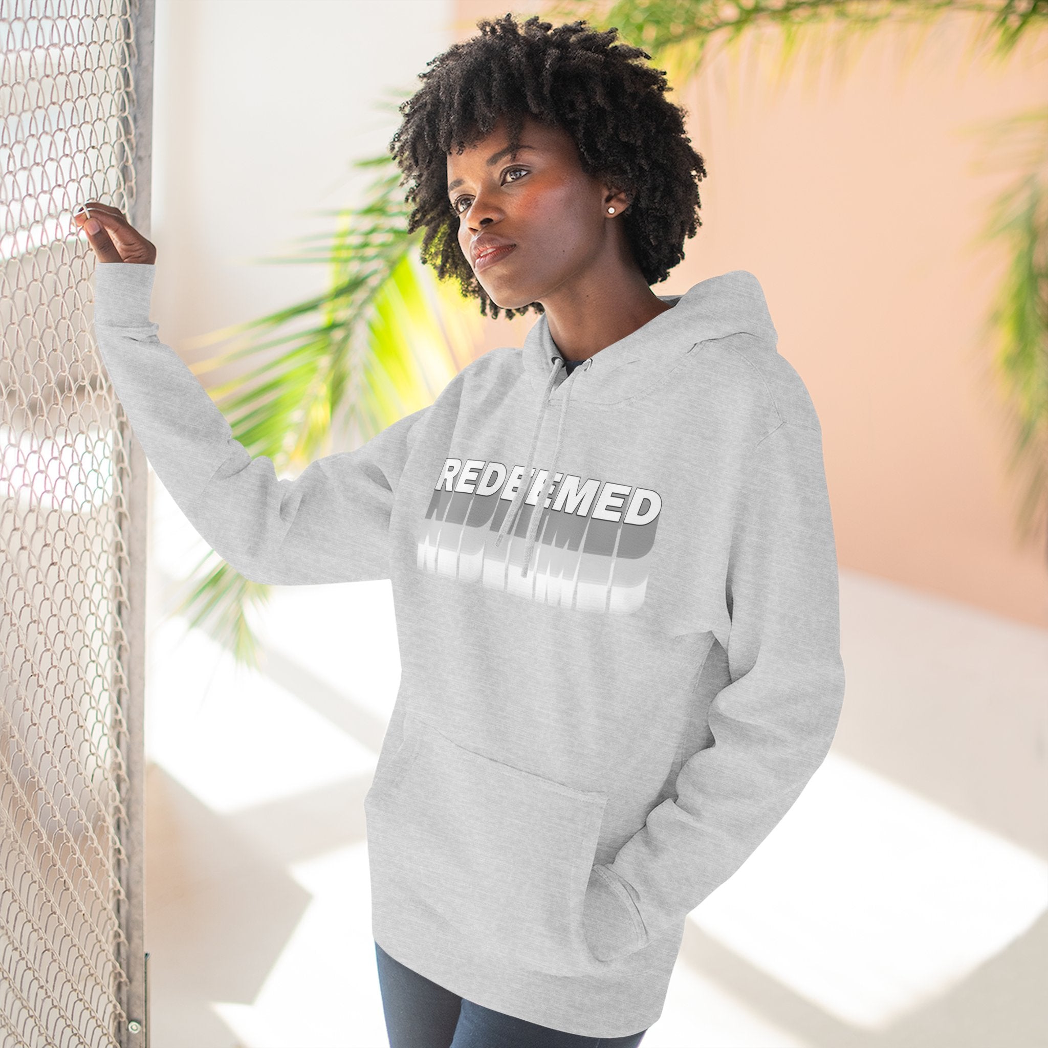 Chick-Shirts ~ Redeemed Inspirational Pullover Hoodie