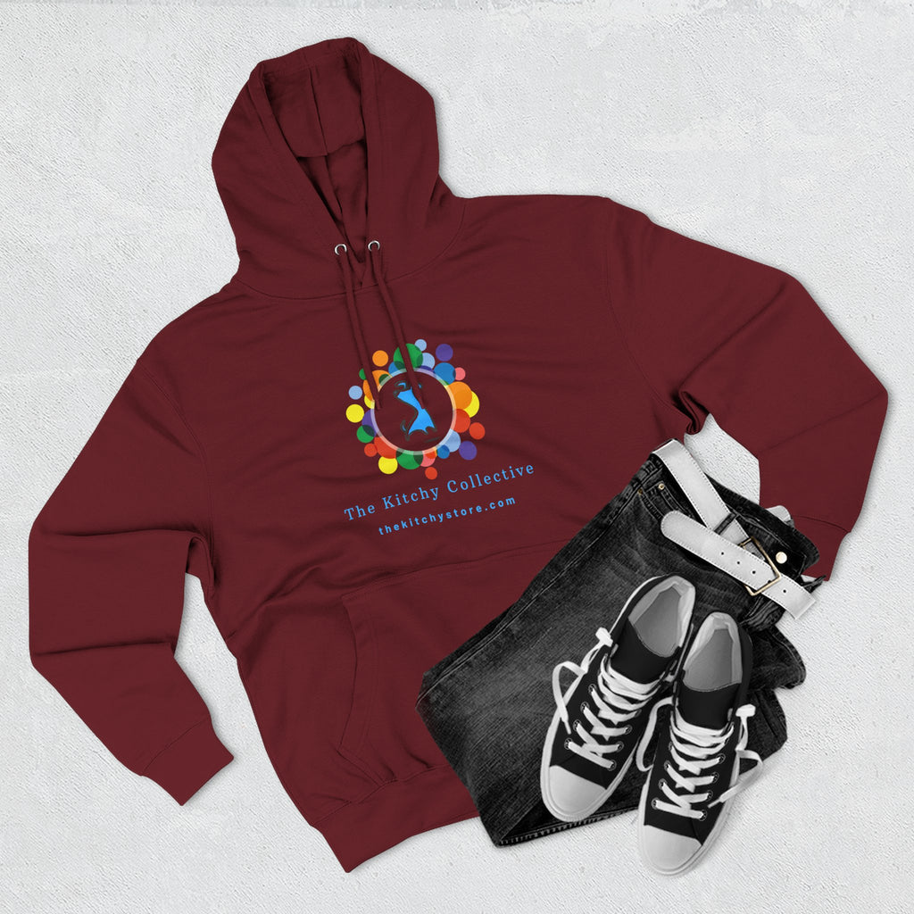Chick-Shirts ~ THE KITCHY Fleece Pull-over Hoodie with Kangaroo Pocket