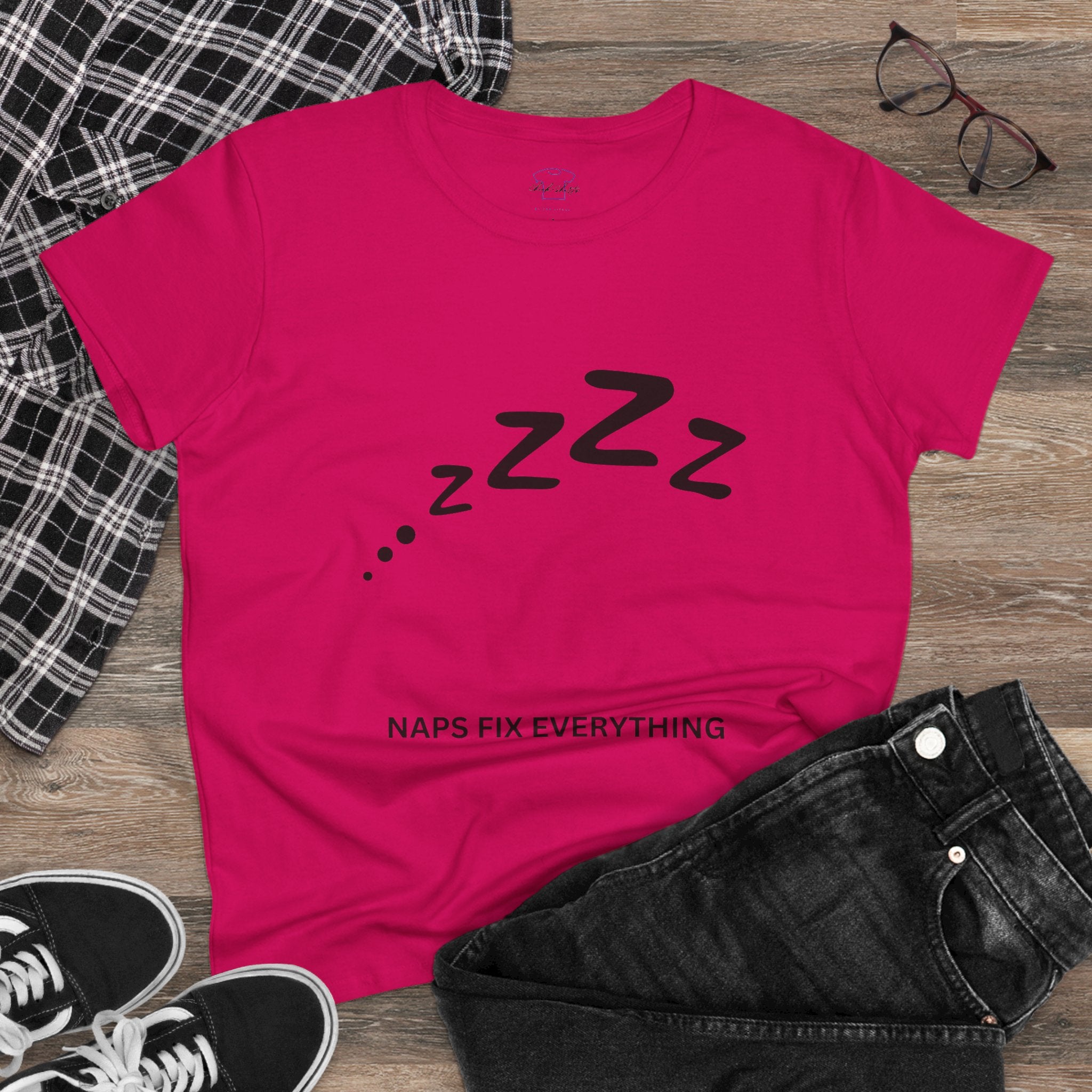 Chick-Shirts ~ Naps Fix Everything Women's Tee