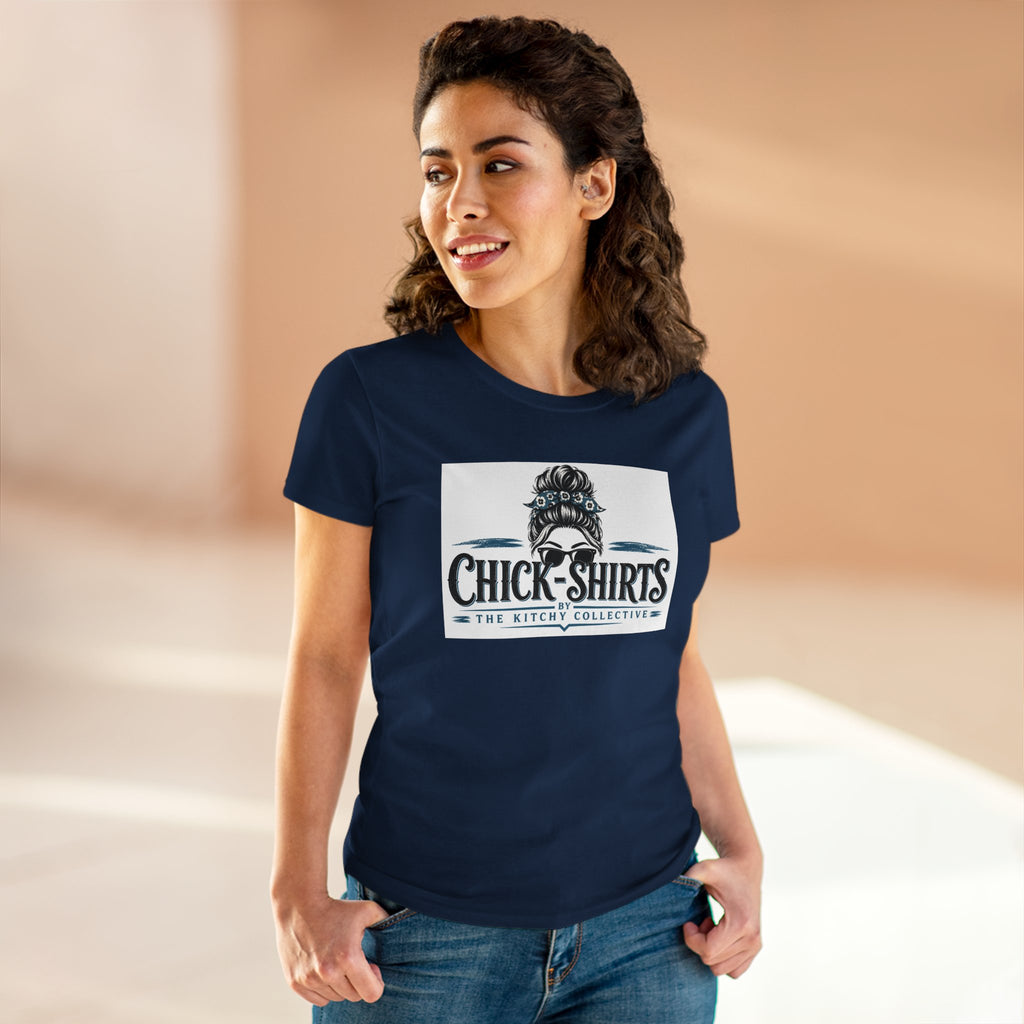 Chick-Shirts ~ LOGO Women's Cotton Tee