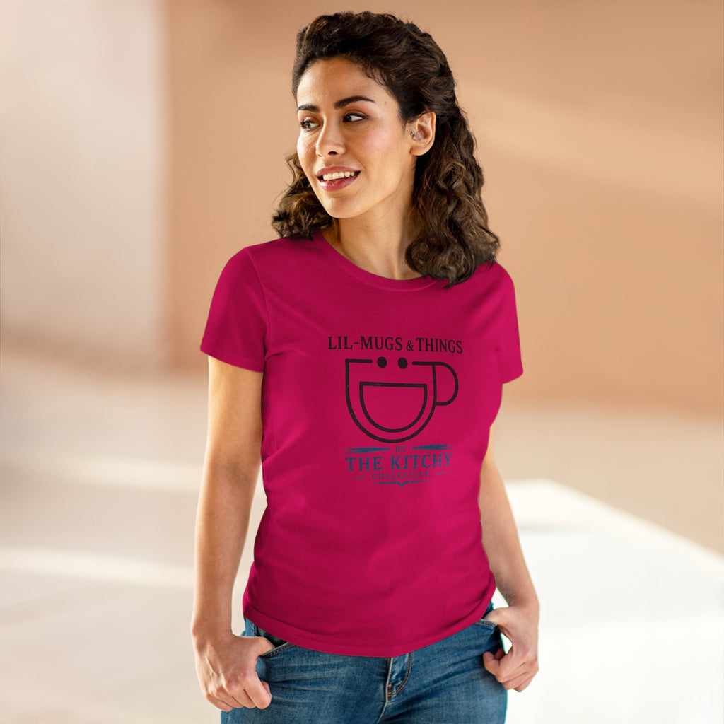 Chick-Shirts ~ Lil-Mugs & Things LOGO Women's Tee