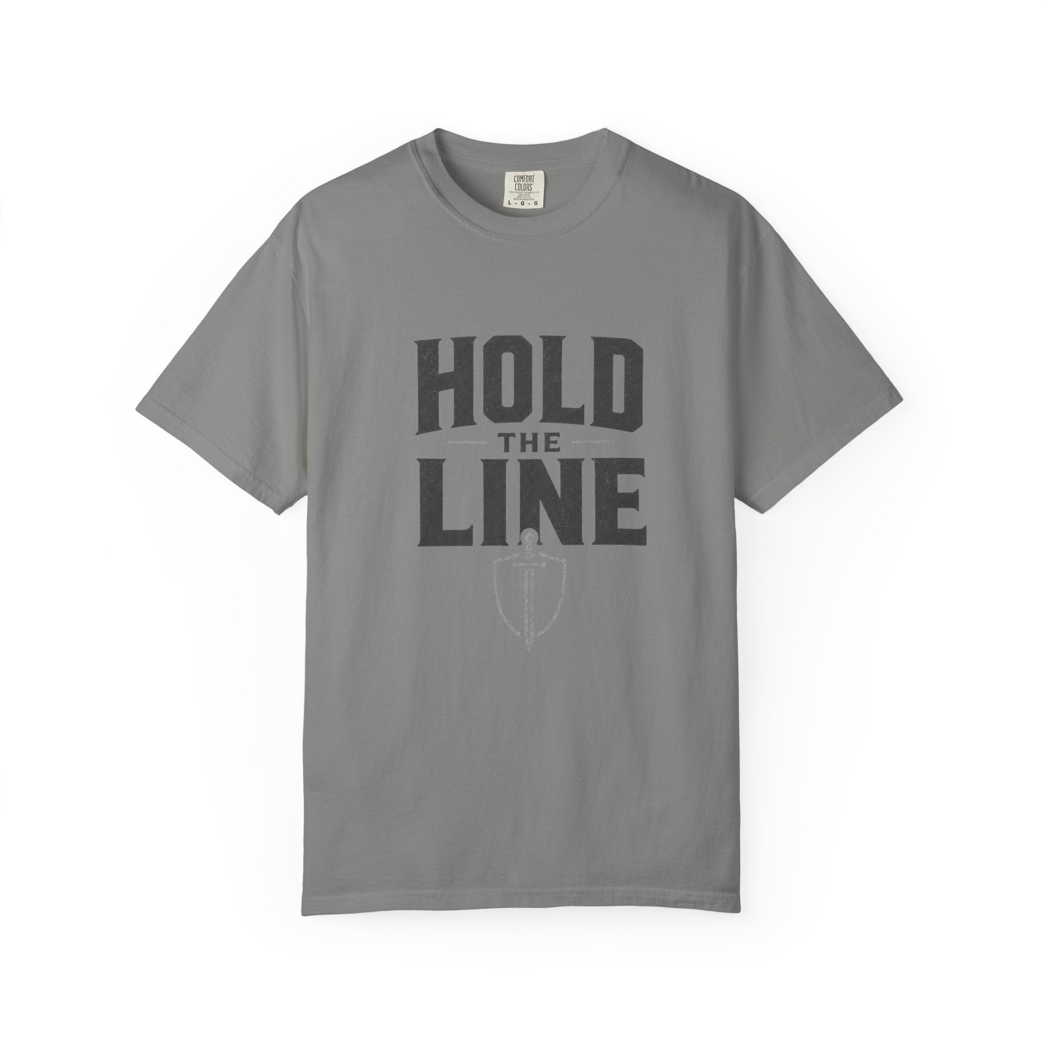 Dude-Shirts ~ Hold The Line Graphic Tee