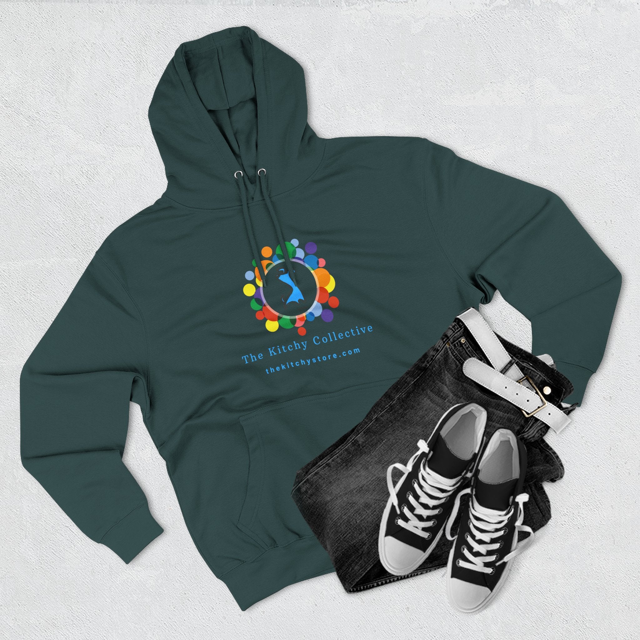 Dude-Shirts ~ THE KITCHY Fleece Pull-over Hoodie with Kangaroo Pocket