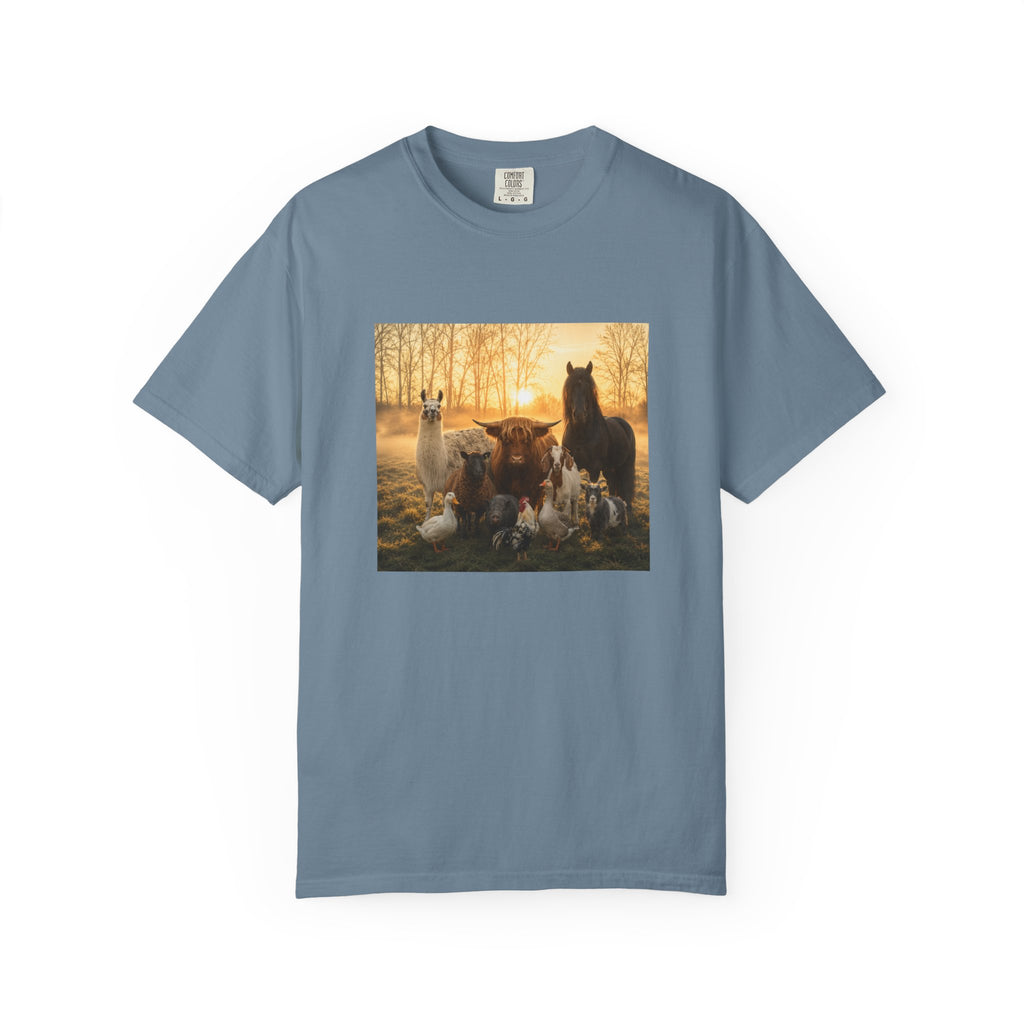 Chick-Shirts ~ 'The Usual Suspects' Farm Animals T-Shirt