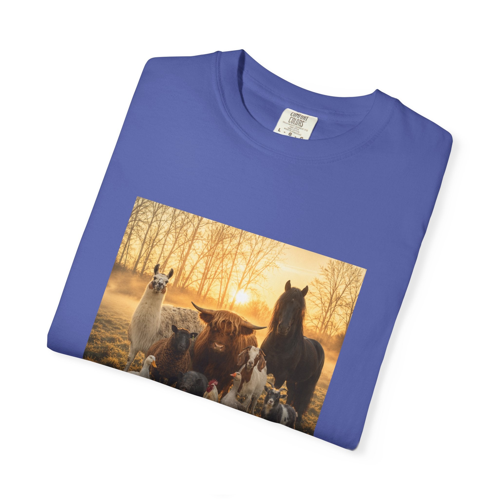 Chick-Shirts ~ 'The Usual Suspects' Farm Animals T-Shirt