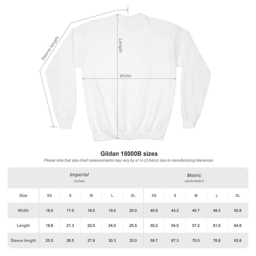 Chick-Shirts - YOUTH Field of Dreams Fast Pitch Crewneck Sweatshirt
