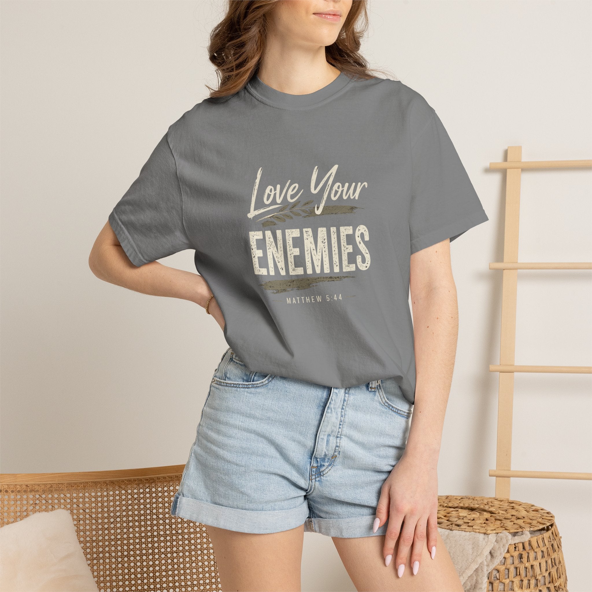 Chick-Shirts ~ Love Your Enemies — Graphic Tee