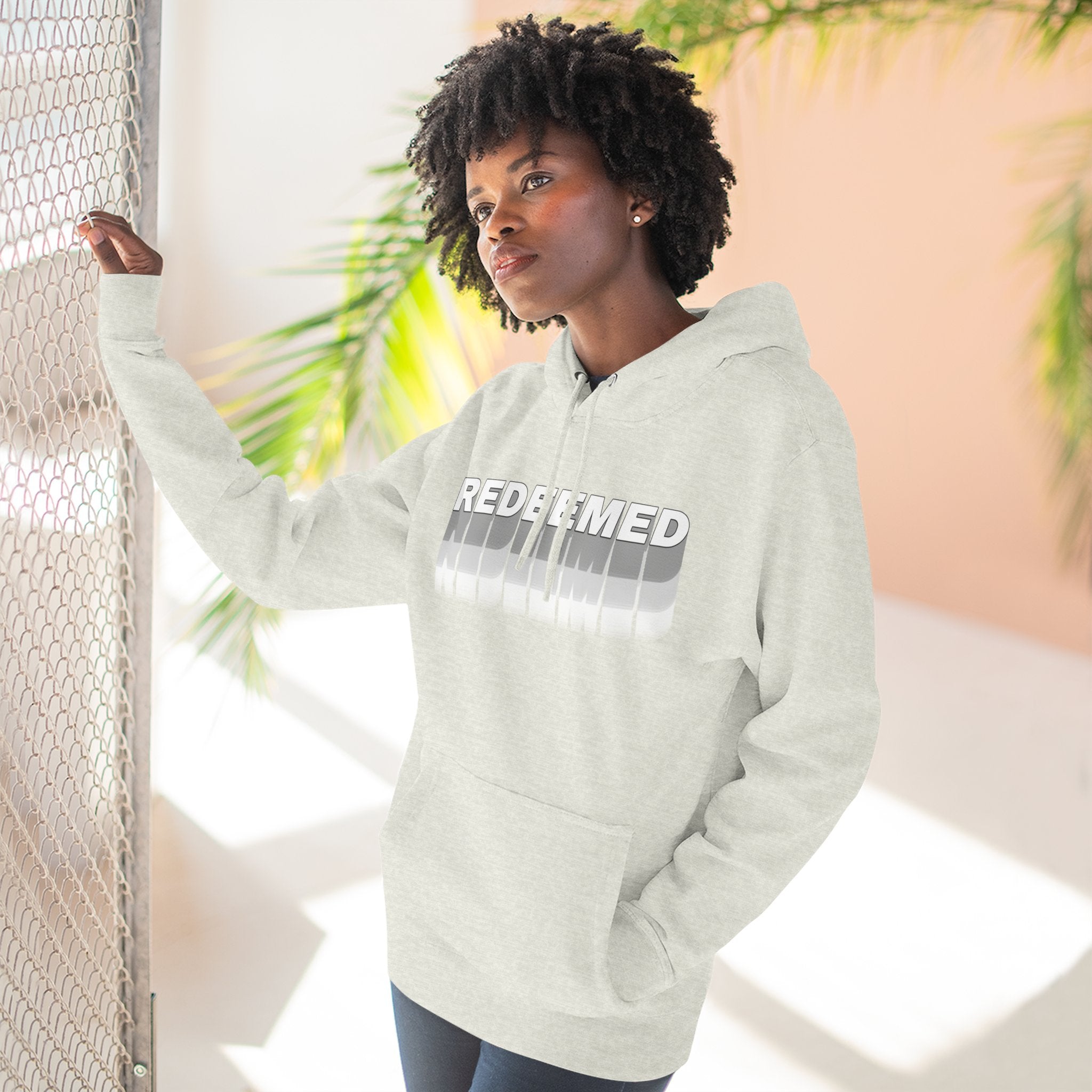 Chick-Shirts ~ Redeemed Inspirational Pullover Hoodie