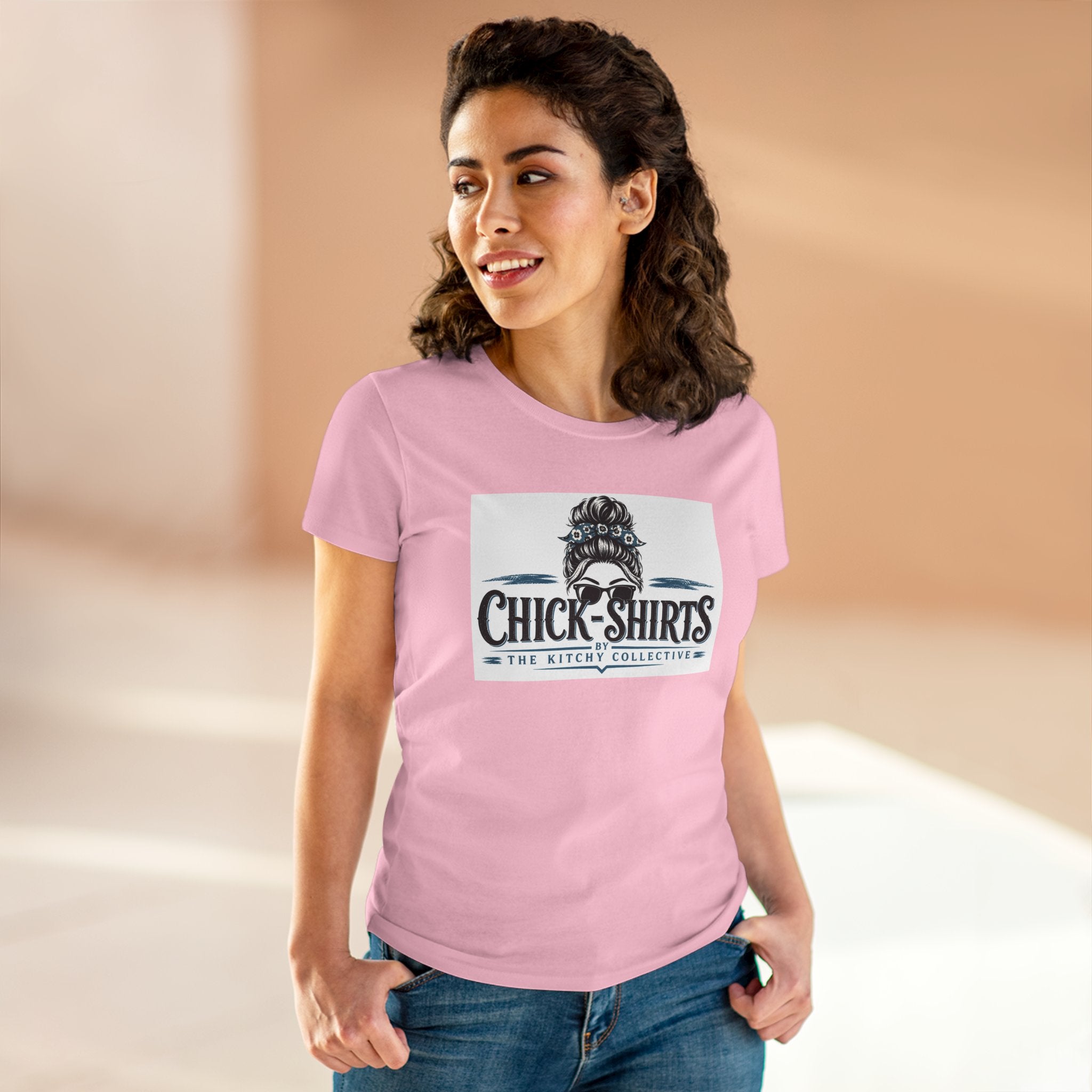 Chick-Shirts ~ LOGO Women's Cotton Tee