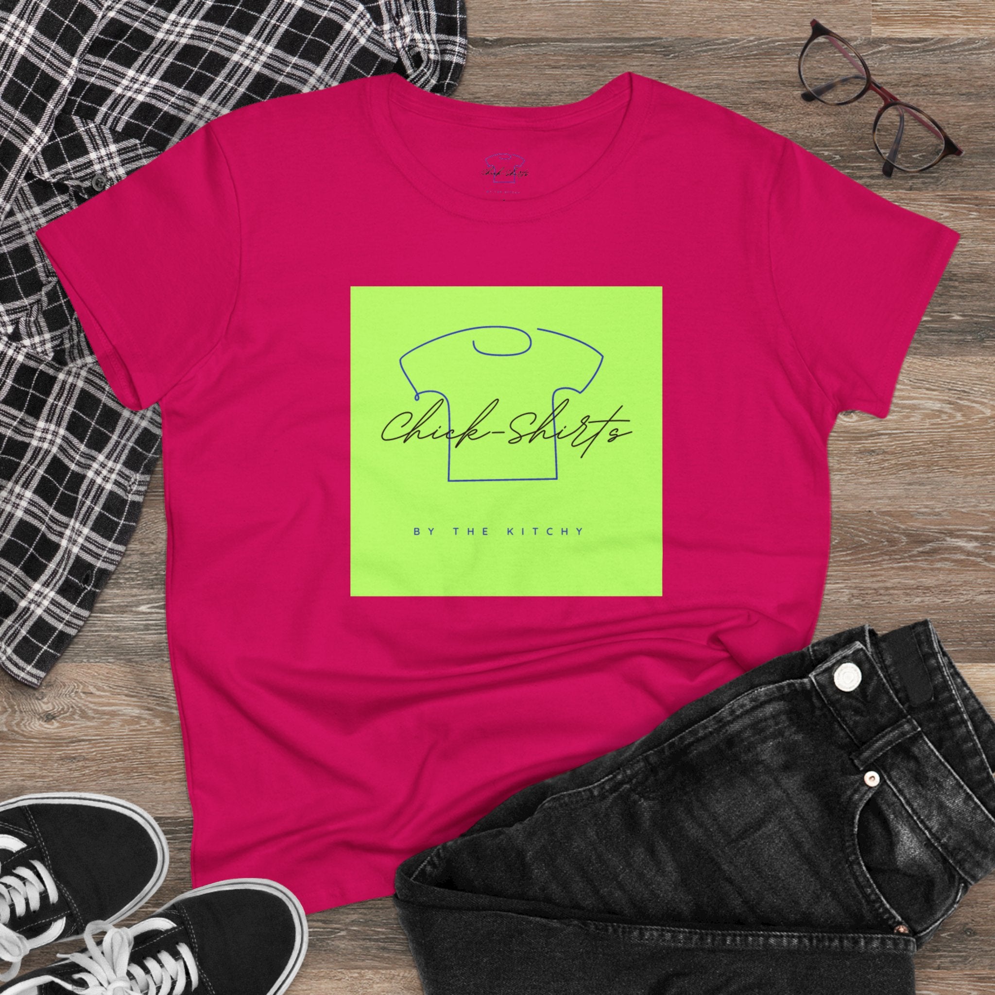 Chick-Shirts ~ LOGO Women's Cotton Tee