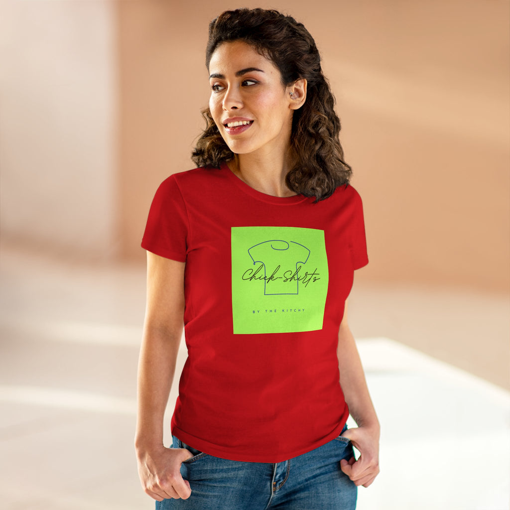 Chick-Shirts ~ LOGO Women's Cotton Tee