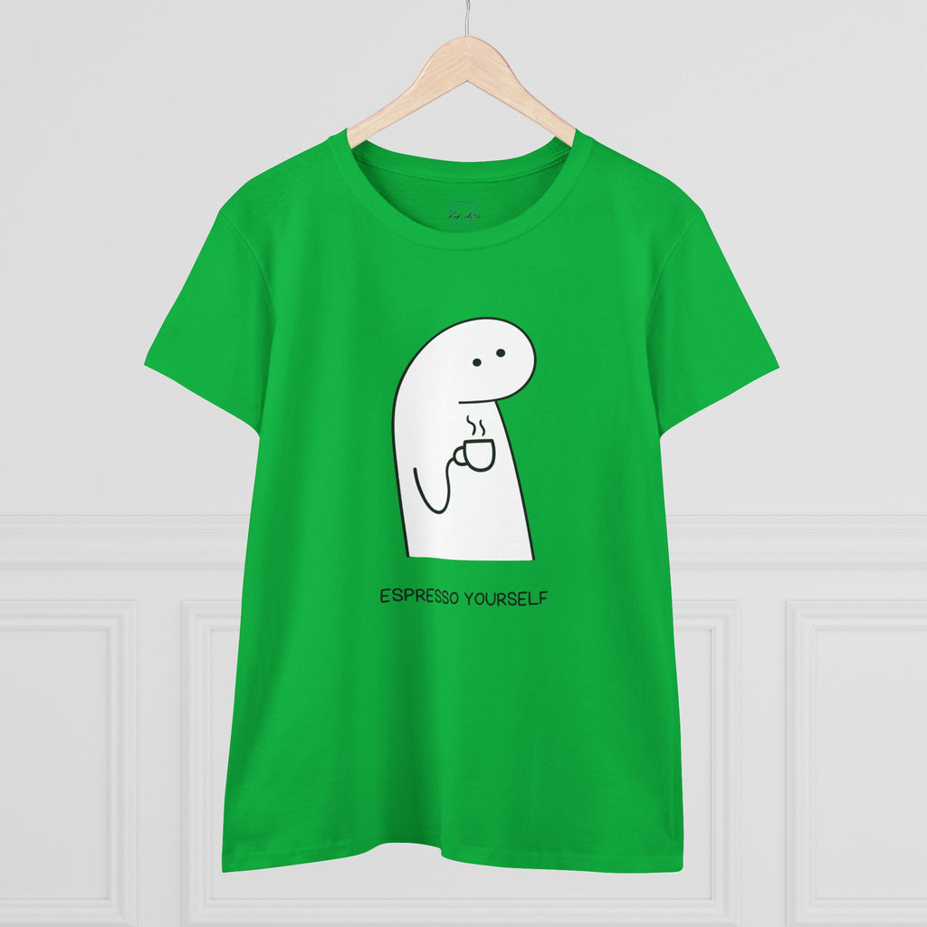 Espresso Yourself ~ Women's Midweight Cotton Tee