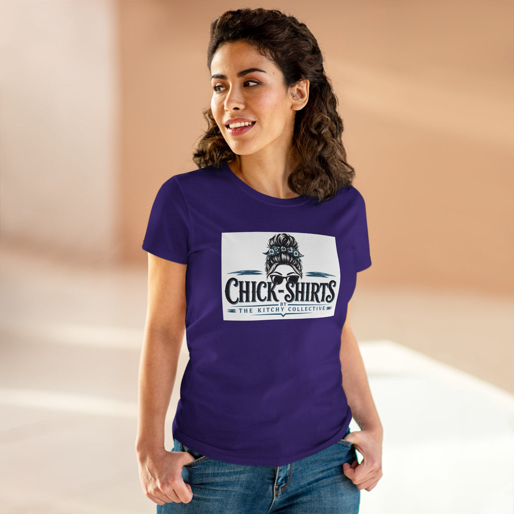 Chick-Shirts ~ LOGO Women's Cotton Tee