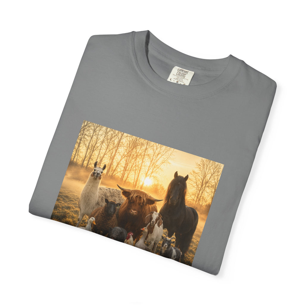 Chick-Shirts ~ 'The Usual Suspects' Farm Animals T-Shirt