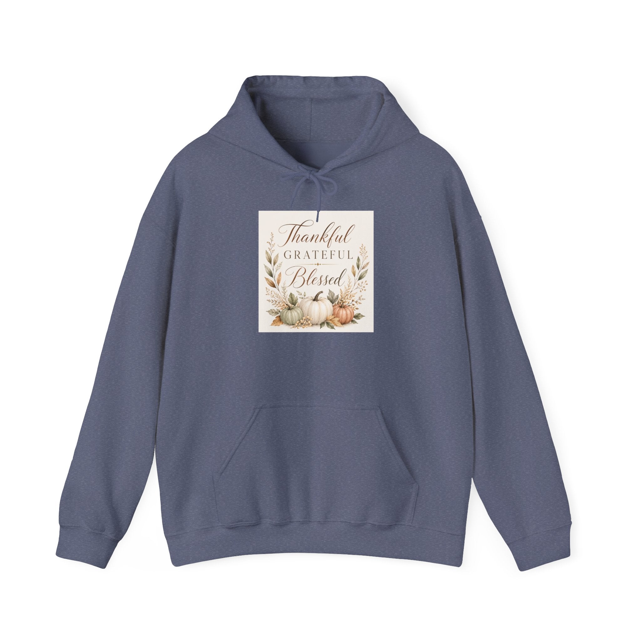 Chick-Shirts ~ Thankful Grateful Blessed Hoodie