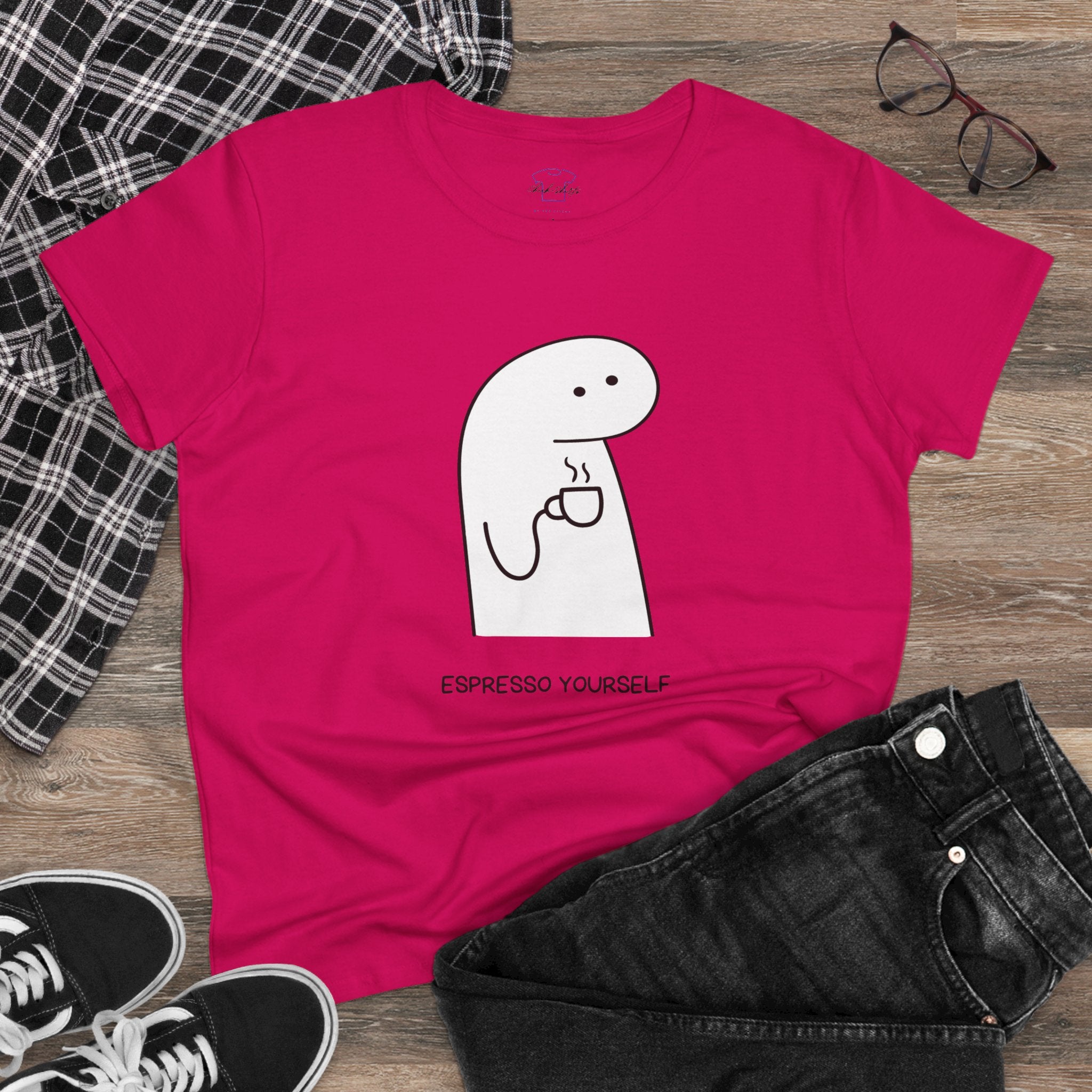 Espresso Yourself ~ Women's Midweight Cotton Tee
