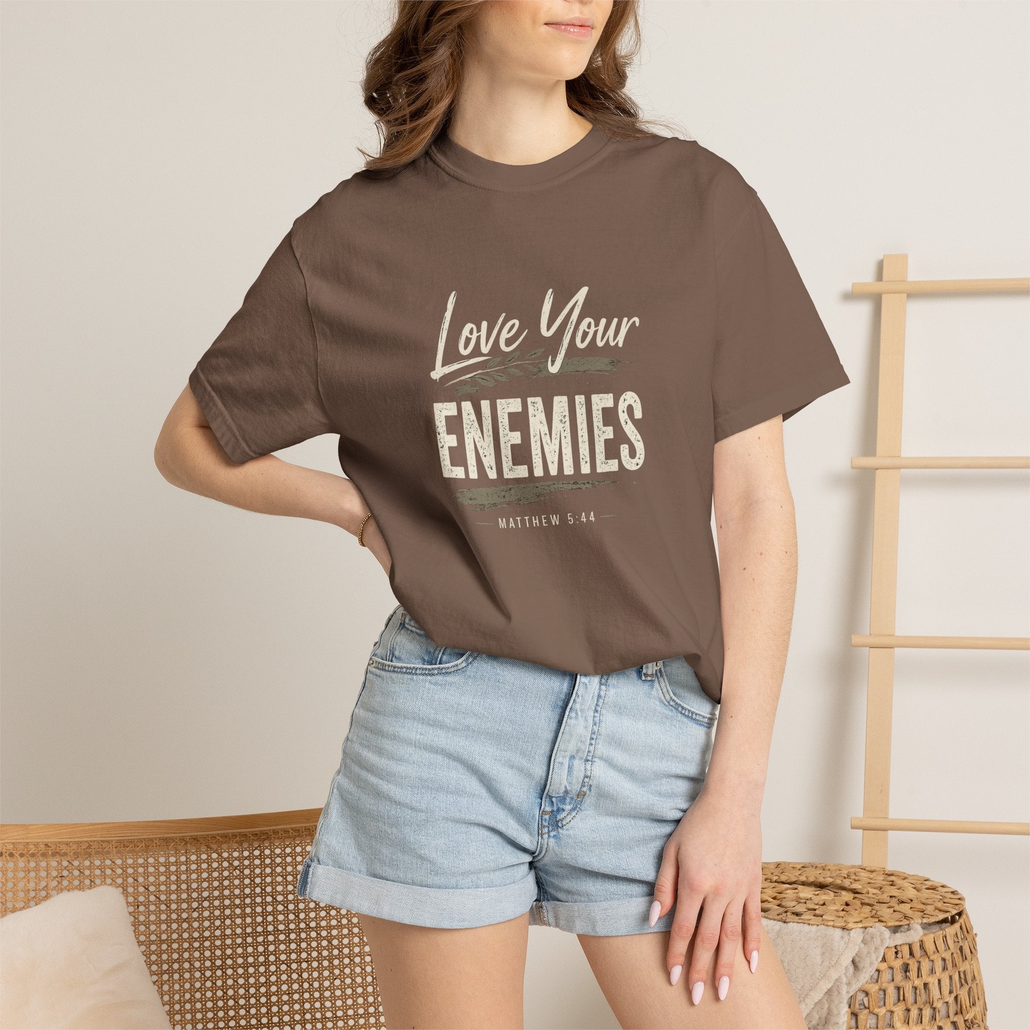 Chick-Shirts ~ Love Your Enemies — Graphic Tee