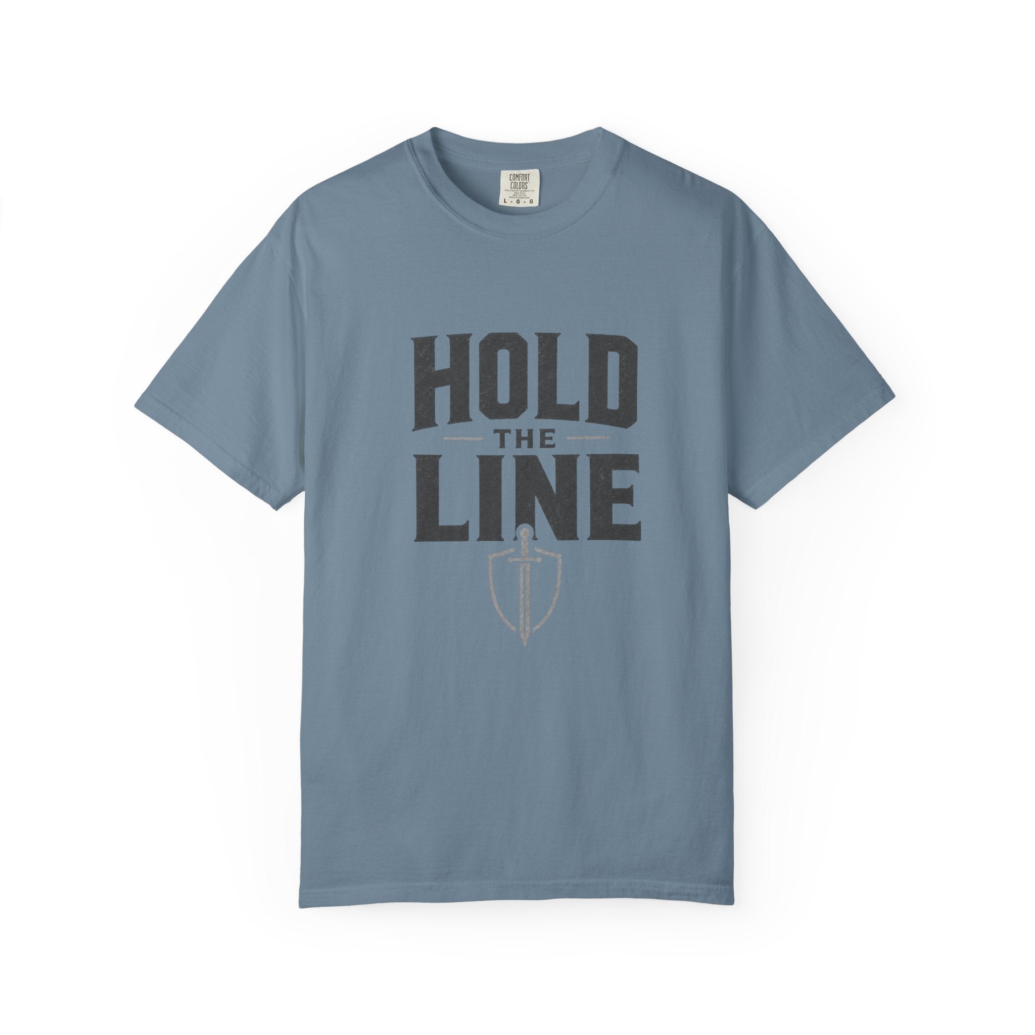 Dude-Shirts ~ Hold The Line Graphic Tee
