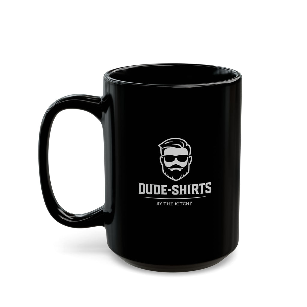 Lil-Mugs — Dude-Shirts Logo Black Ceramic Mug (11oz & 15oz)