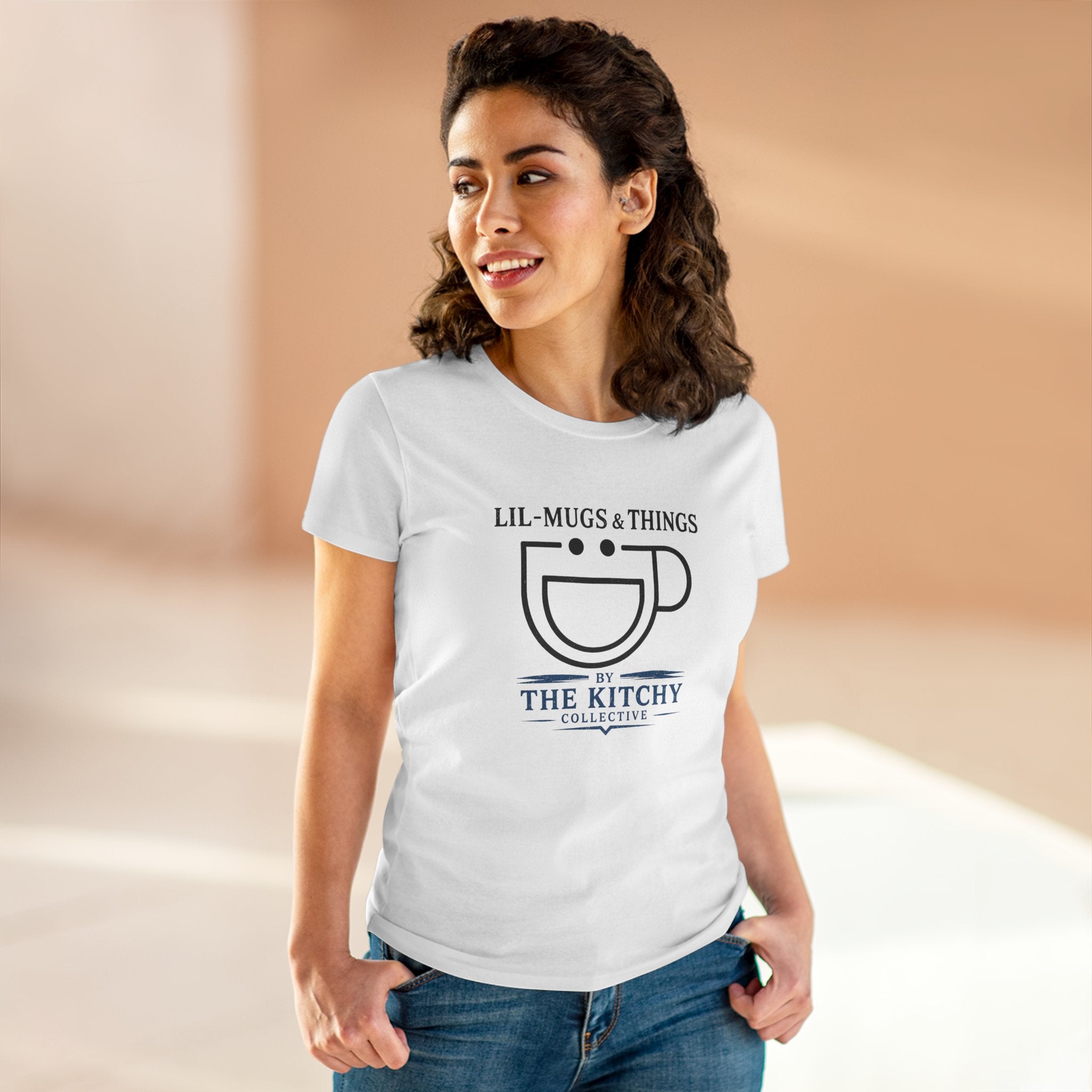 Chick-Shirts ~ Lil-Mugs & Things LOGO Women's Tee