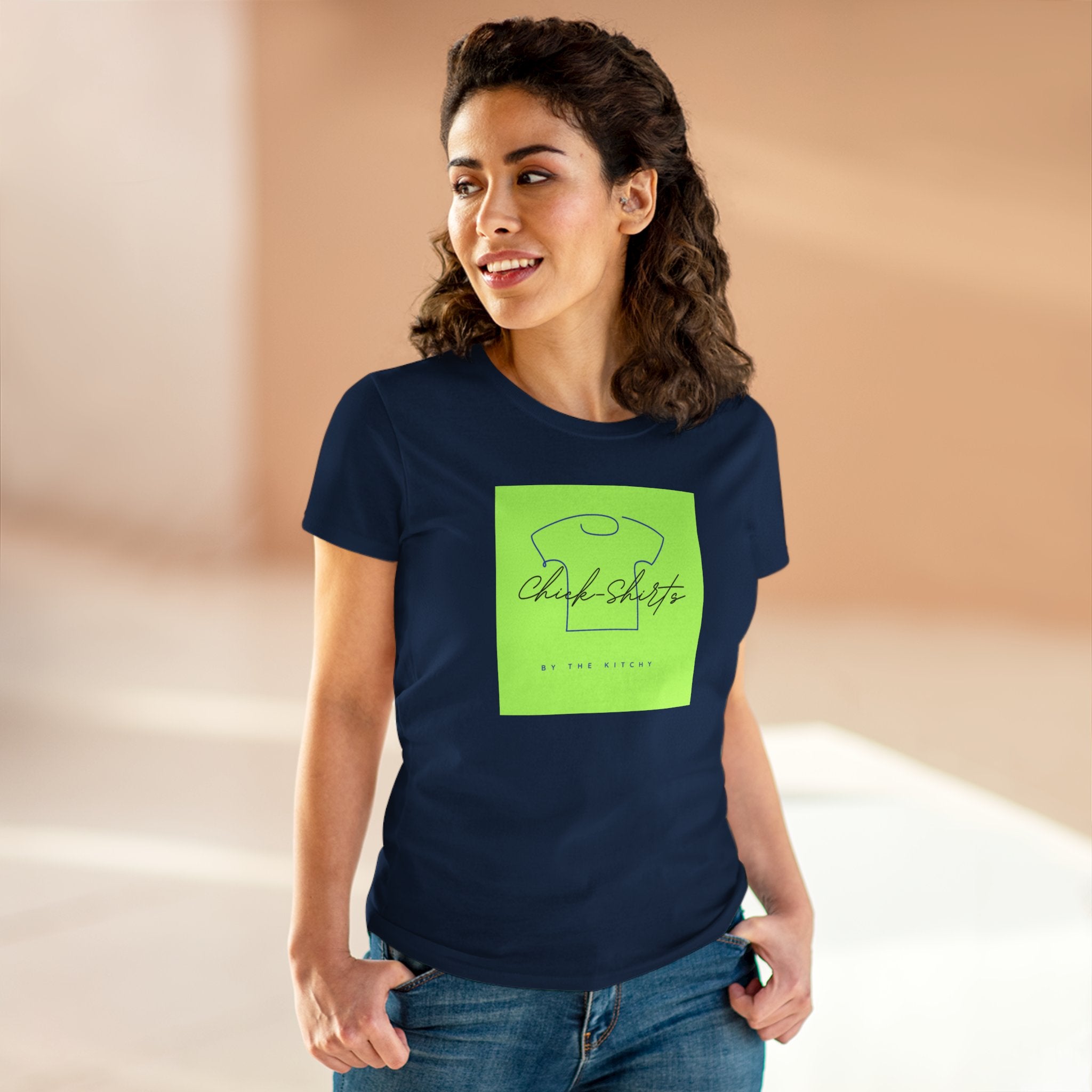 Chick-Shirts ~ LOGO Women's Cotton Tee