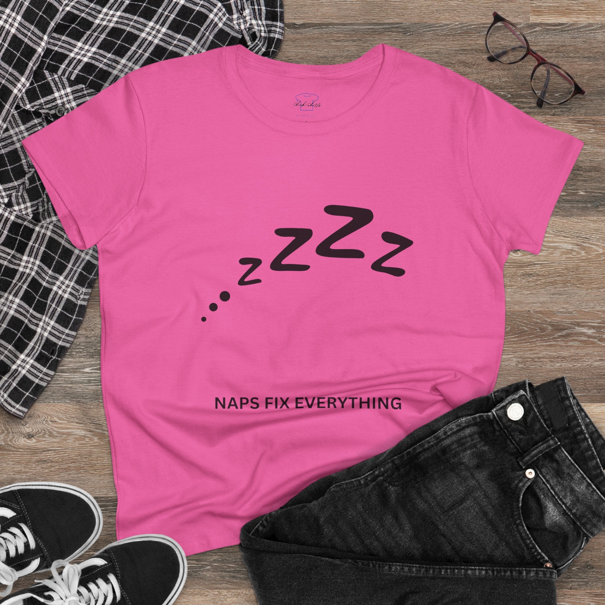 Chick-Shirts ~ Naps Fix Everything Women's Tee