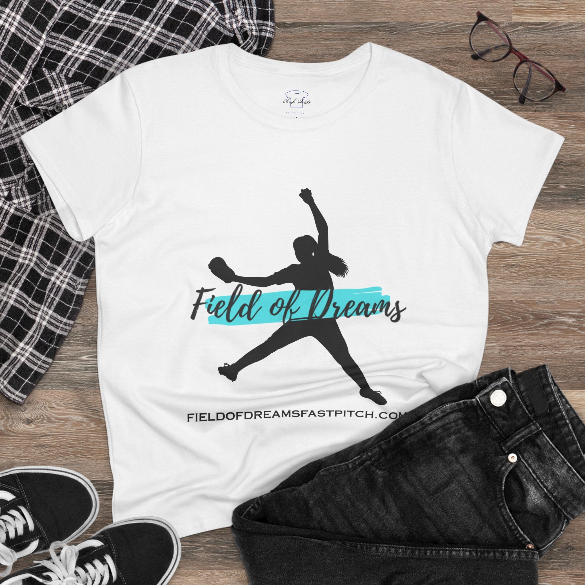 Chick-Shirts ~ Field Of Dreams Fastpitch Tee