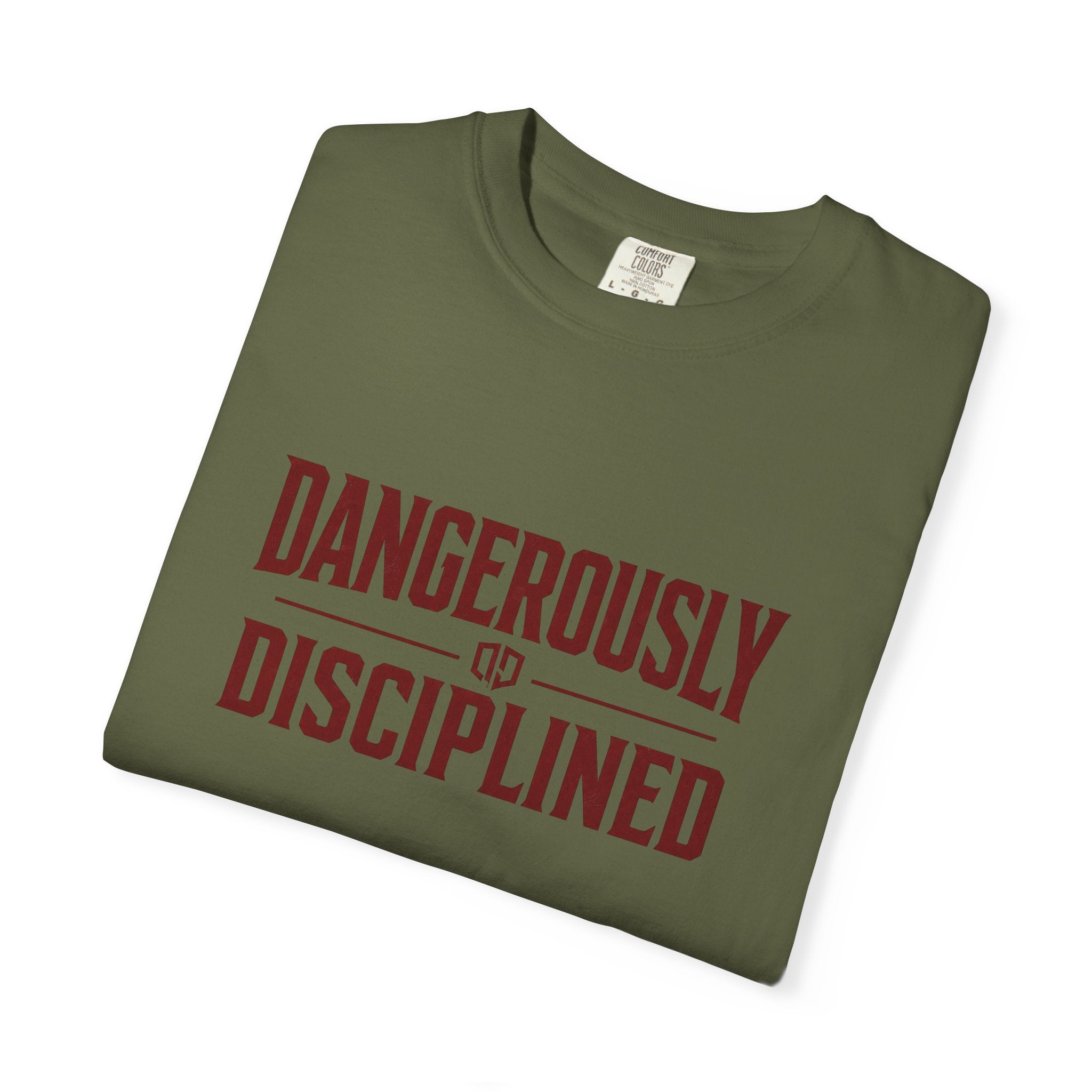 Dude-Shirts ~ Dangerously Disciplined Graphic Tee