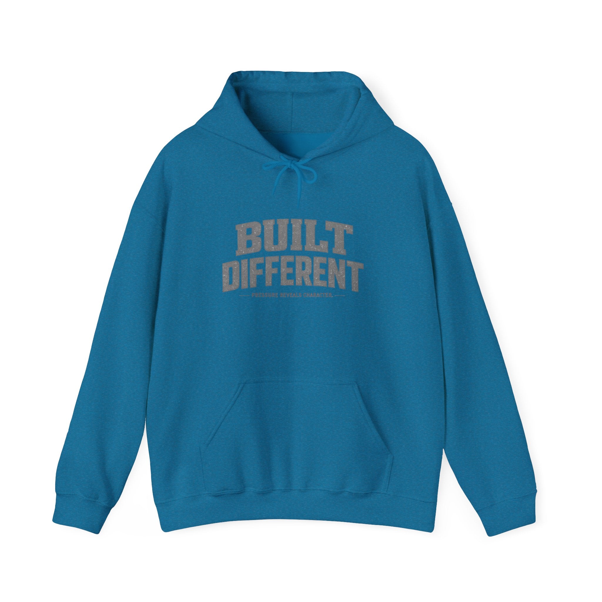 Dude-Shirts ~ Built Different  — Athletic Pullover Hoodie