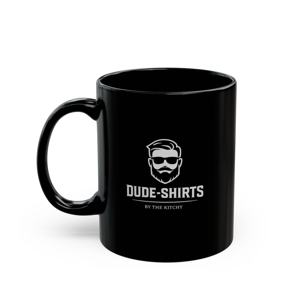 Lil-Mugs — Dude-Shirts Logo Black Ceramic Mug (11oz & 15oz)
