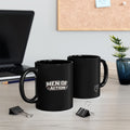 Lil-Mugs ~ MEN OF ACTION — Black Ceramic Mug (11oz & 15oz)