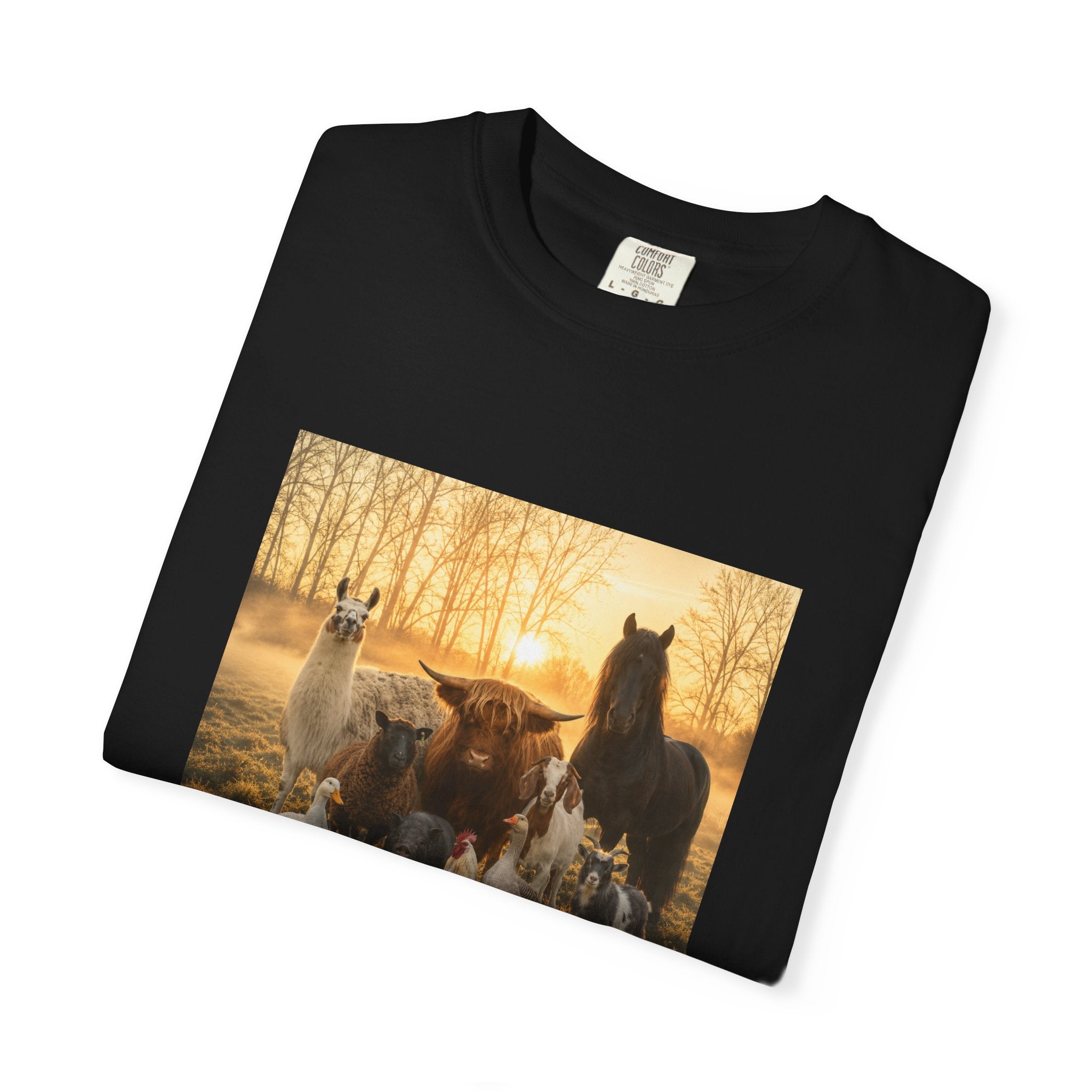 Chick-Shirts ~ 'The Usual Suspects' Farm Animals T-Shirt