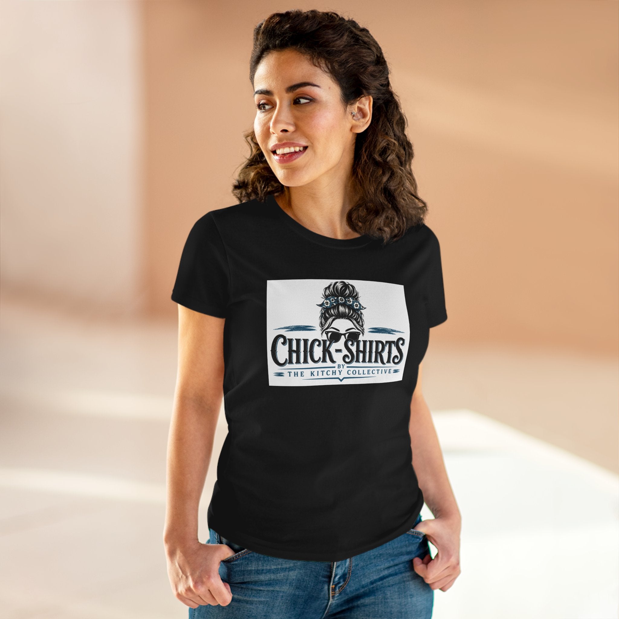 Chick-Shirts ~ LOGO Women's Cotton Tee