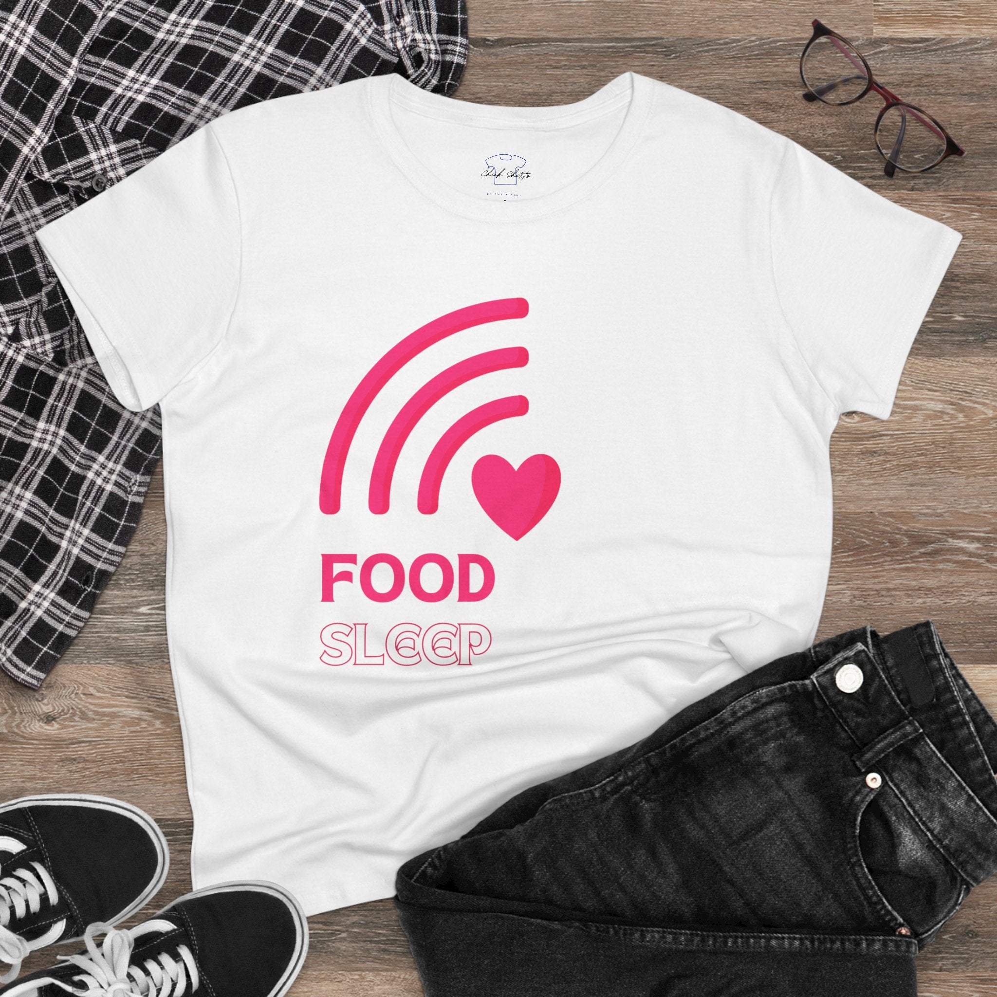 Chick-Shirts ~ WIFI, FOOD, SLEEP Women's Tee