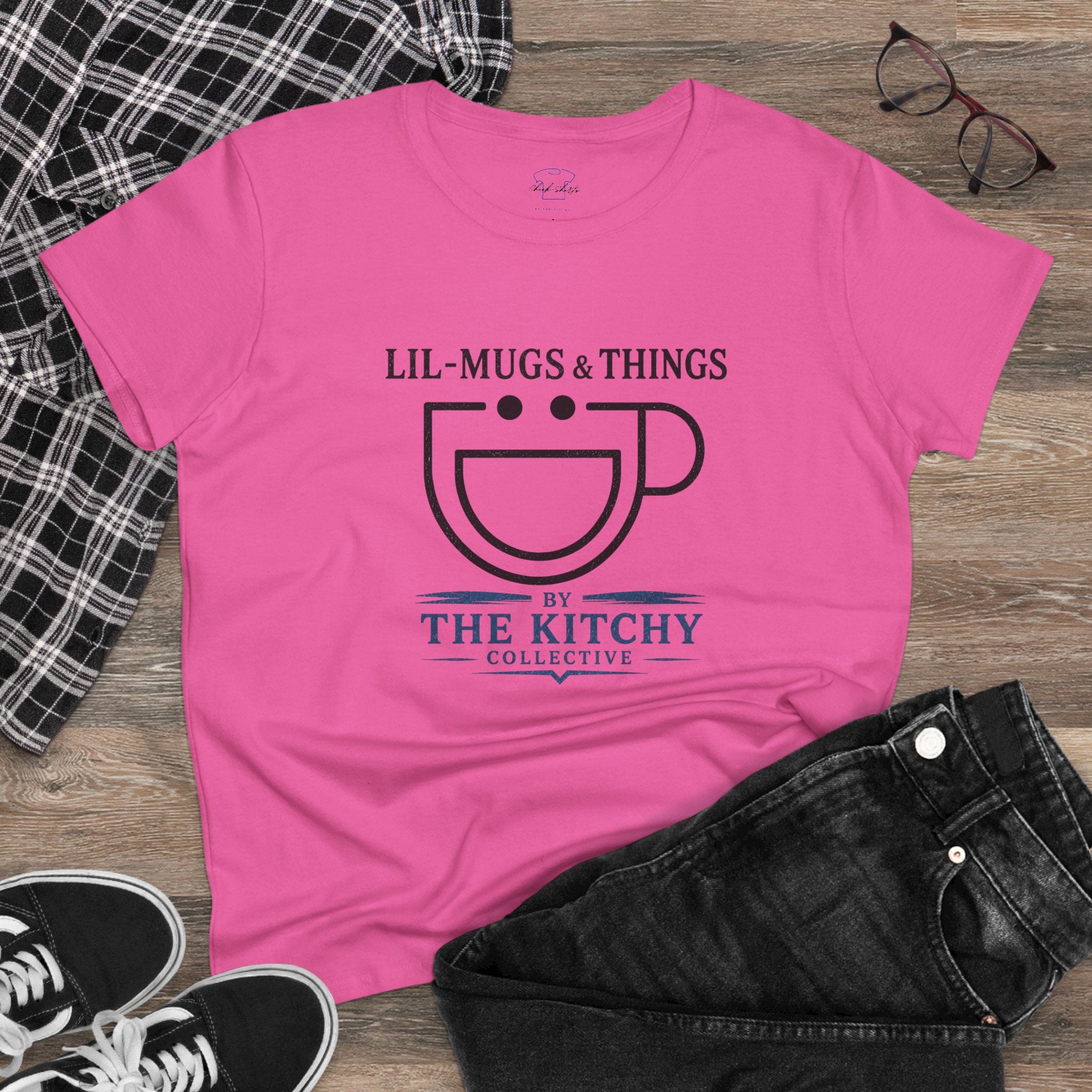 Chick-Shirts ~ Lil-Mugs & Things LOGO Women's Tee