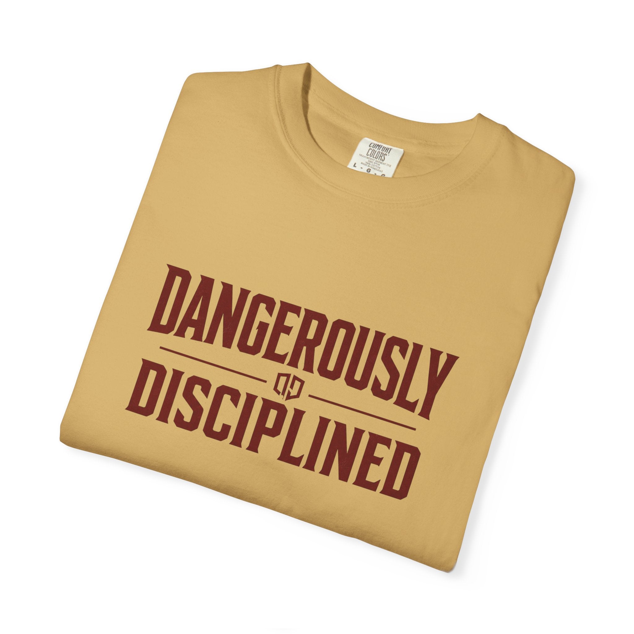 Dude-Shirts ~ Dangerously Disciplined Graphic Tee