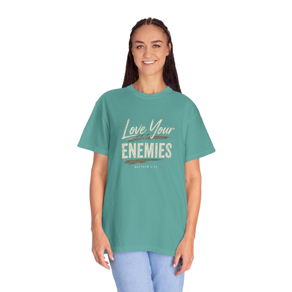 Chick-Shirts ~ Love Your Enemies — Graphic Tee