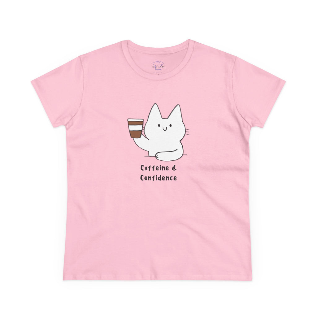 Chick-Shirts ~ Caffeine & Confidence -Women's Tee